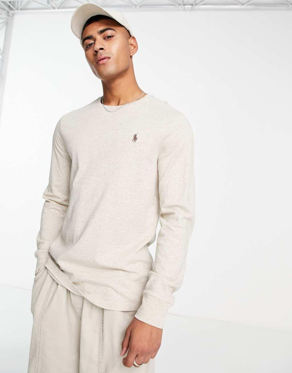 Polo Ralph Lauren icon logo long sleeve top custom fit Product Image