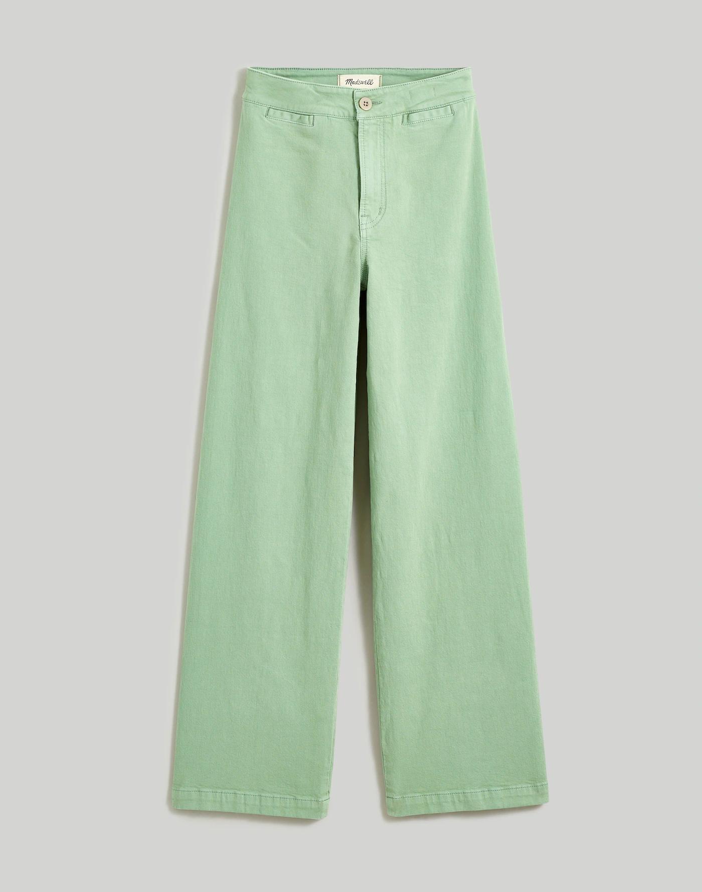 The Tall Curvy Emmett Wide-Leg Crop Pant in Garment Dye: Welt Pocket Edition Product Image
