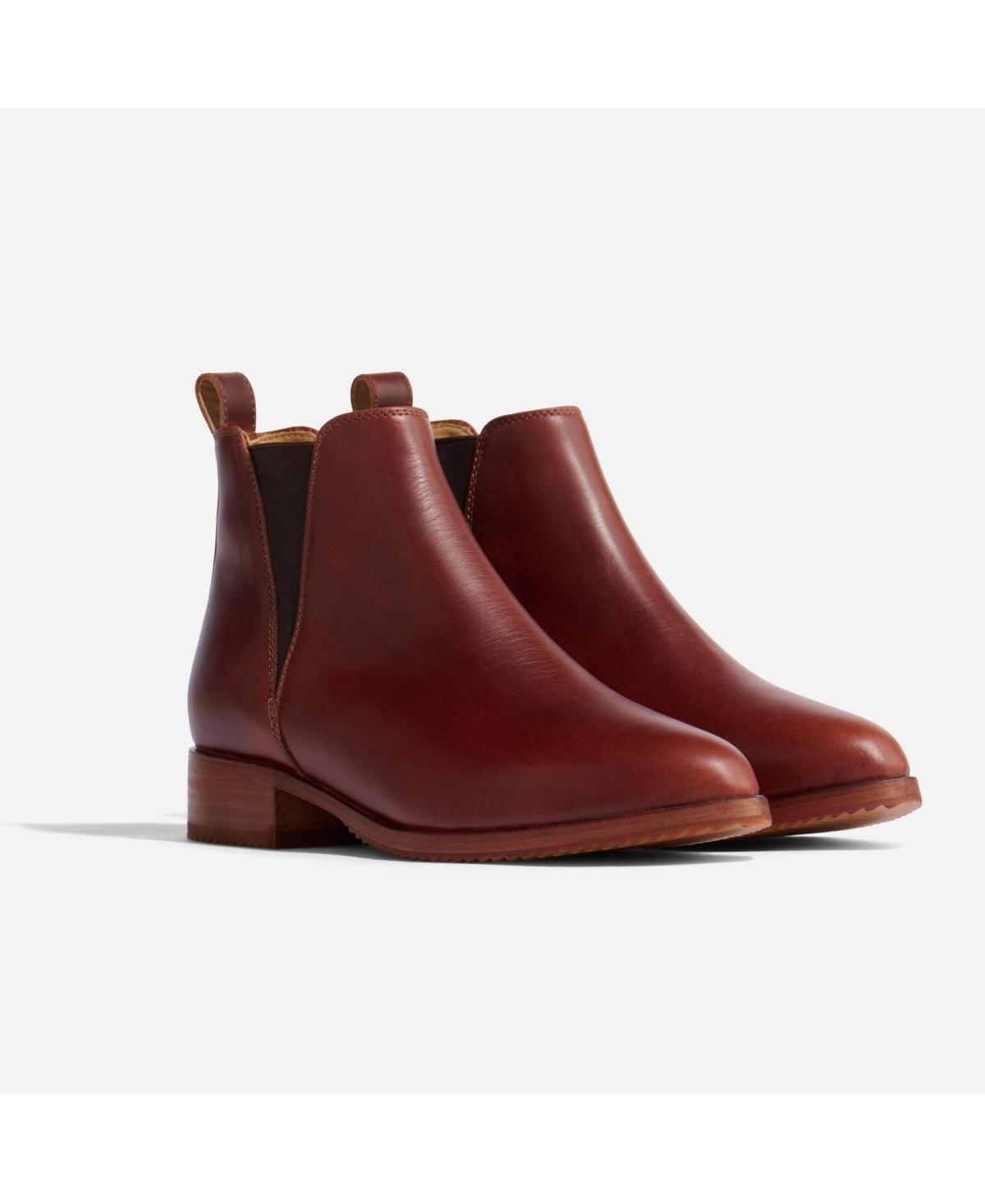 Nisolo Eva Everyday Chelsea Boot (Almond) Women's Boots Product Image