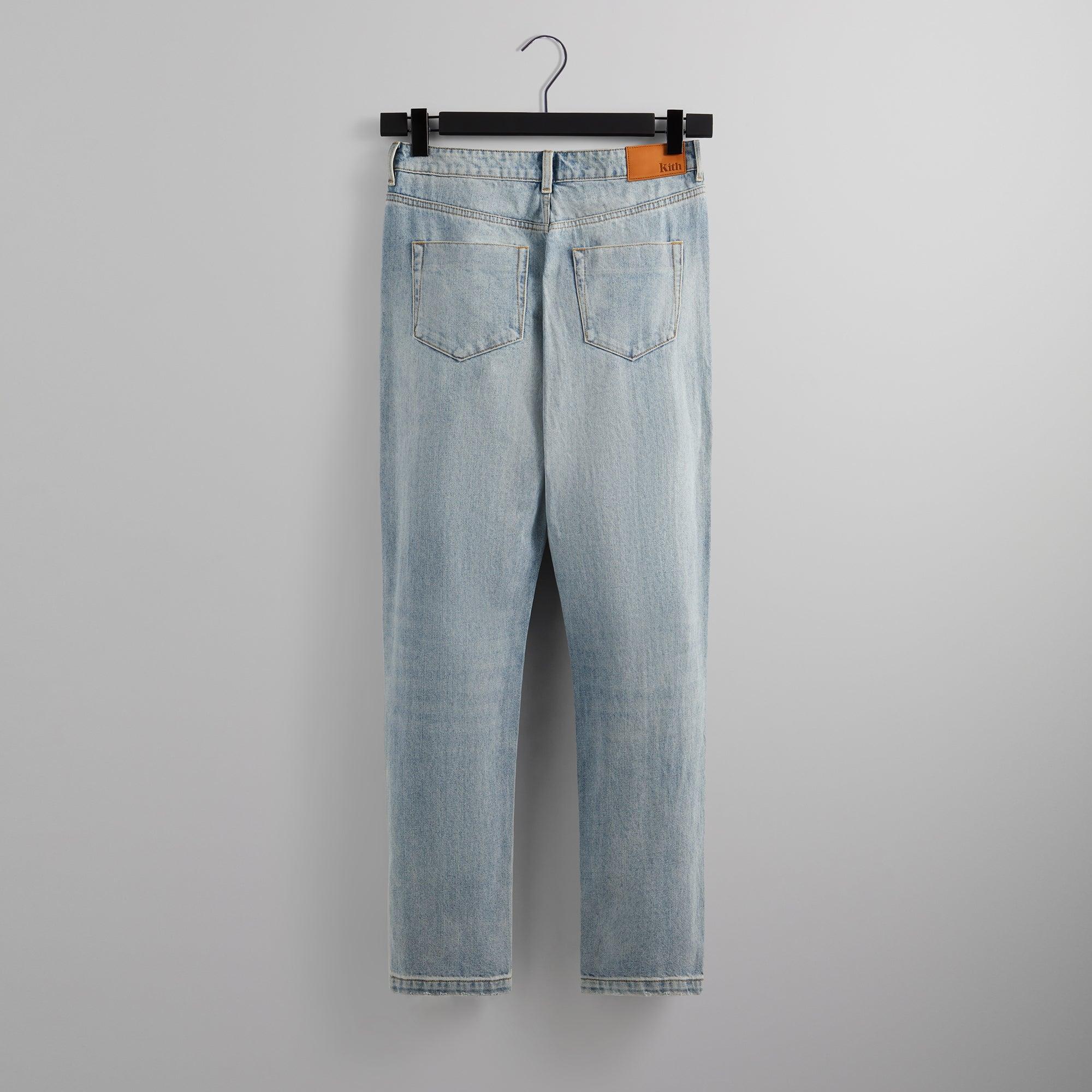 Kith Centre Straight Jean - Light Indigo Male Product Image