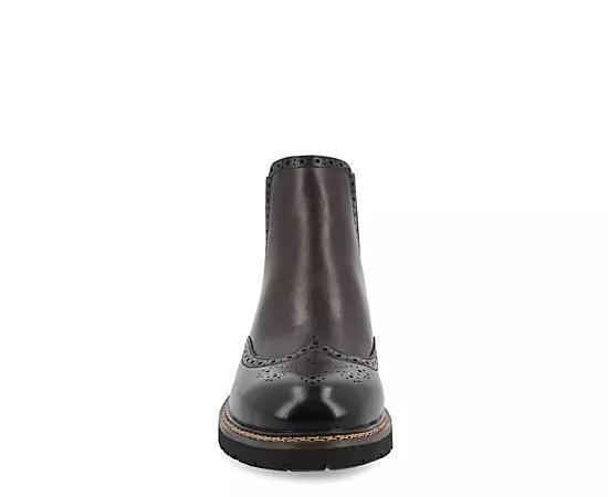VANCE Hogan Tru Comfort Foam Mens Wingtip Chelsea Boots Red Product Image