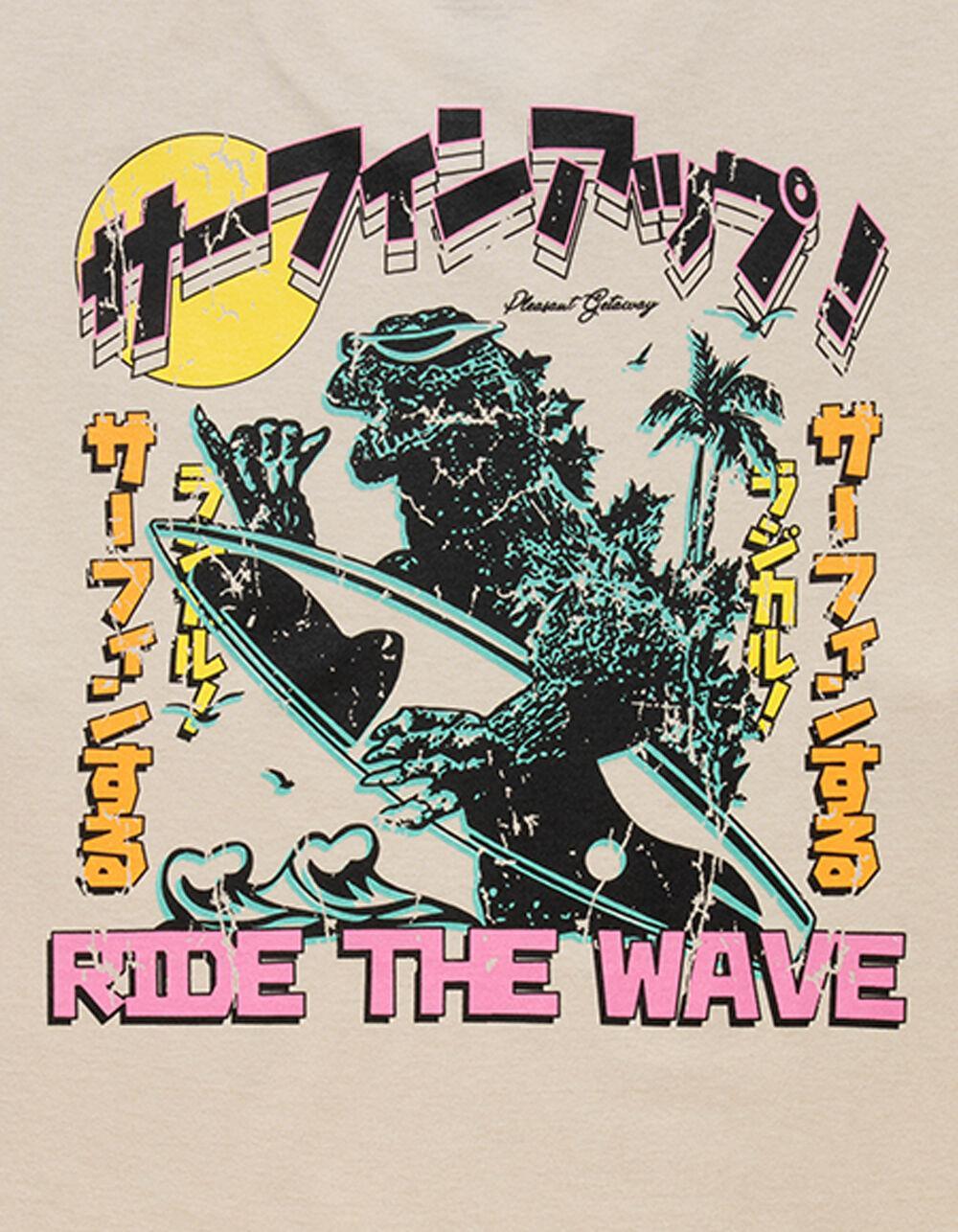 PLEASANT GETAWAY Ride The Wave Mens Tee - SAND Product Image
