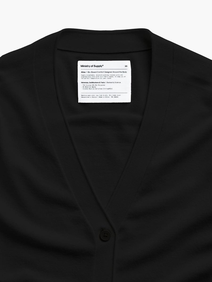 Women's Atlas Air Button-Front Cardigan - Black Product Image