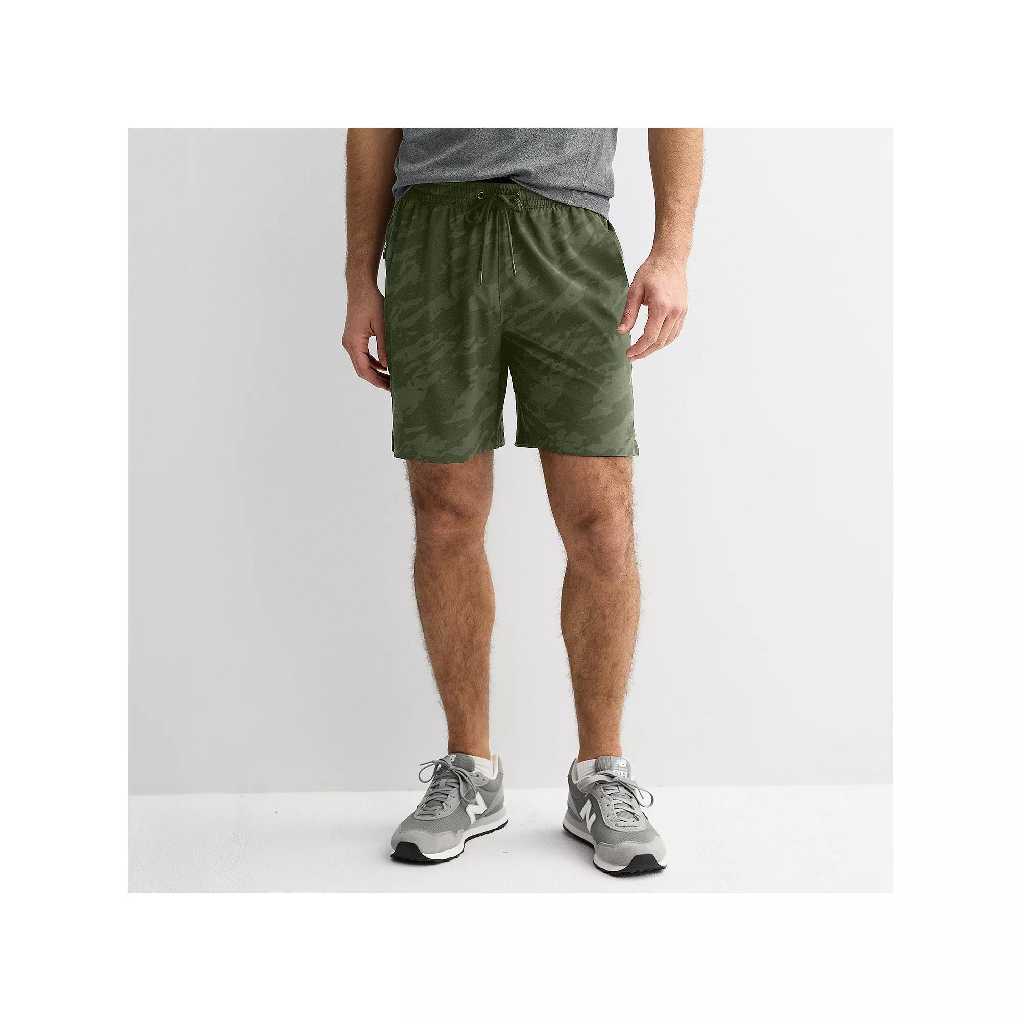 Mens Tek Gear 7 in. Training Shorts Army Green Product Image