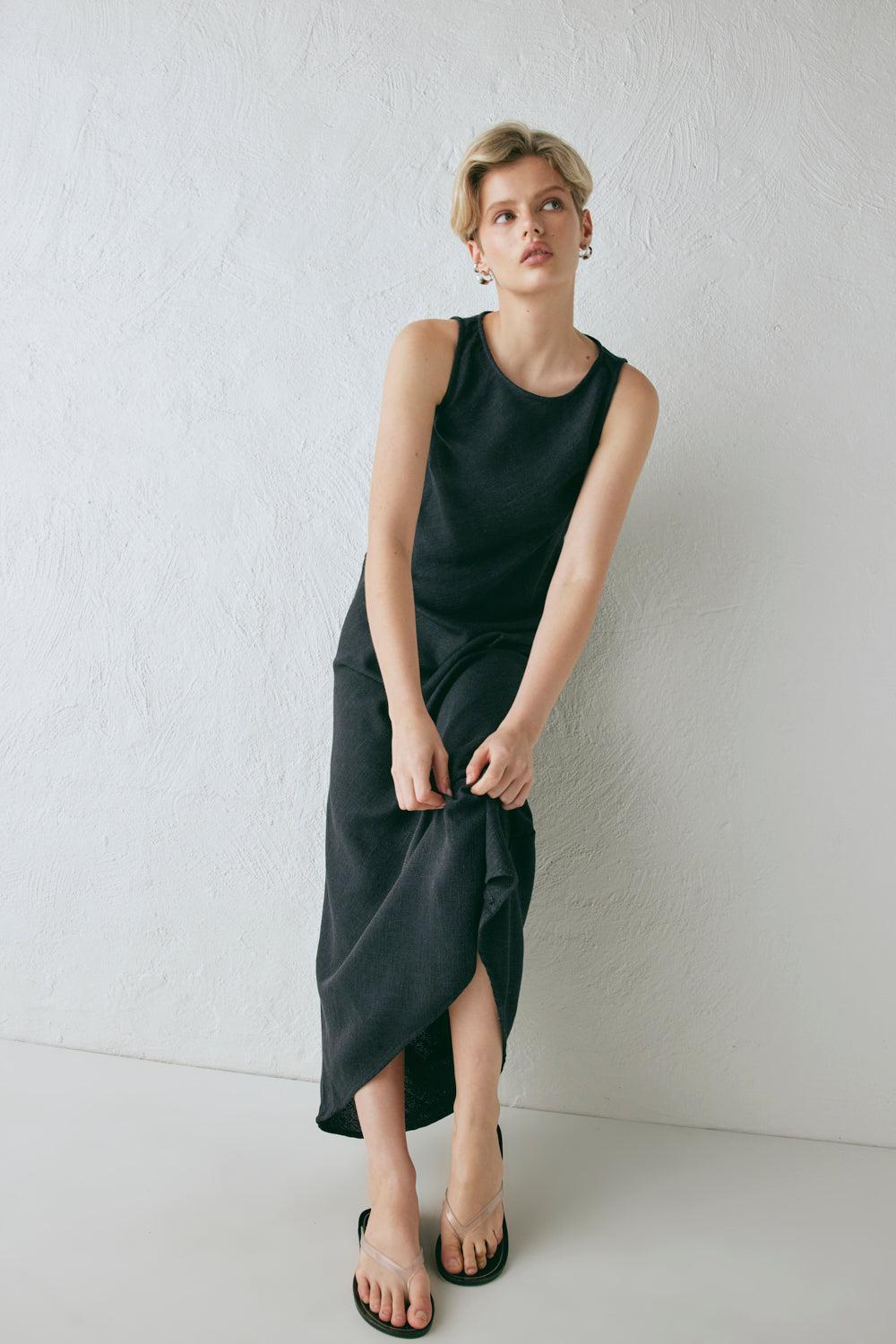 Zaria Maxi Dress Black Product Image