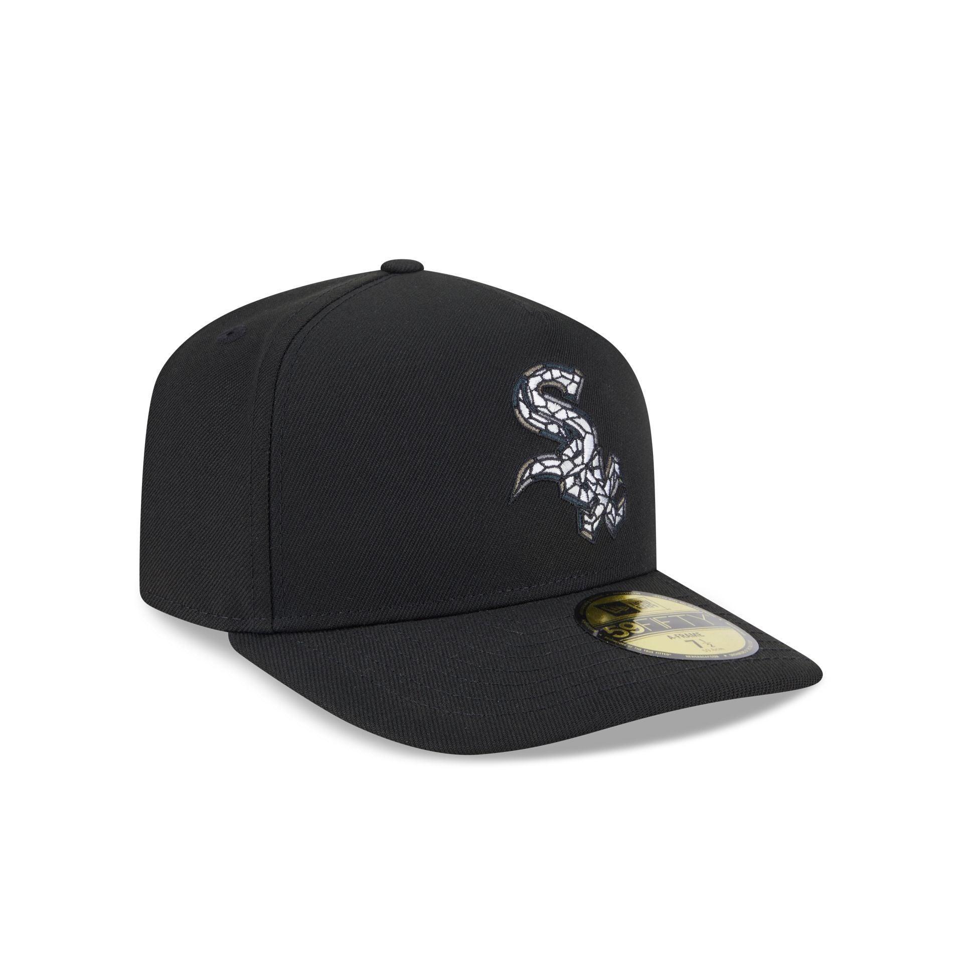 New York Mets Stained Glass 59FIFTY A-Frame Fitted Hat Male Product Image