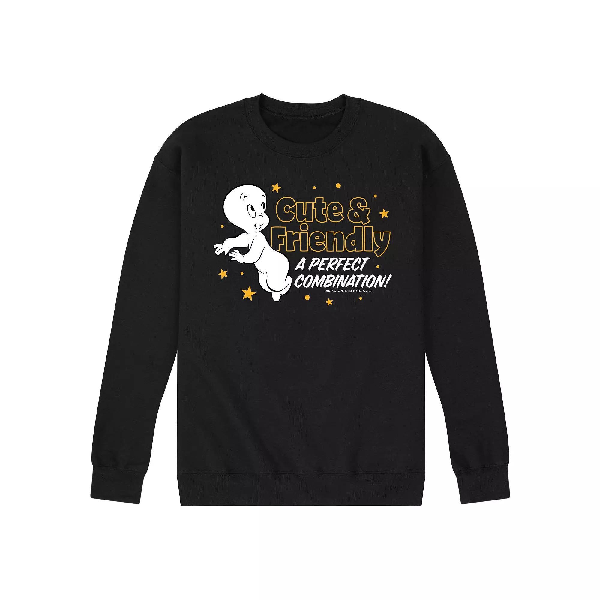 Mens Casper Cute And Friendly Fleece Sweatshirt Product Image