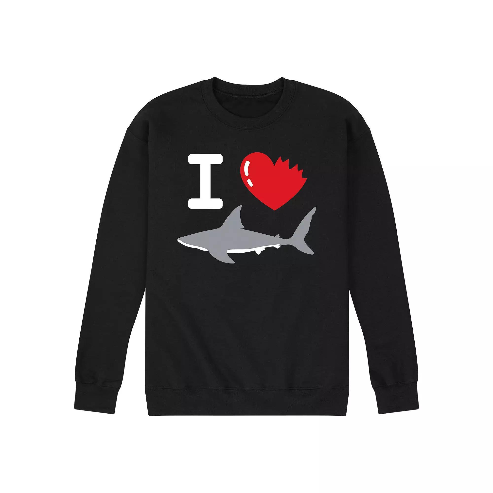 Mens I Hate Sharks Sweatshirt Product Image