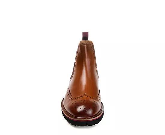 Thomas & Vine Nash Mens Wingtip Chelsea Ankle Boots Product Image