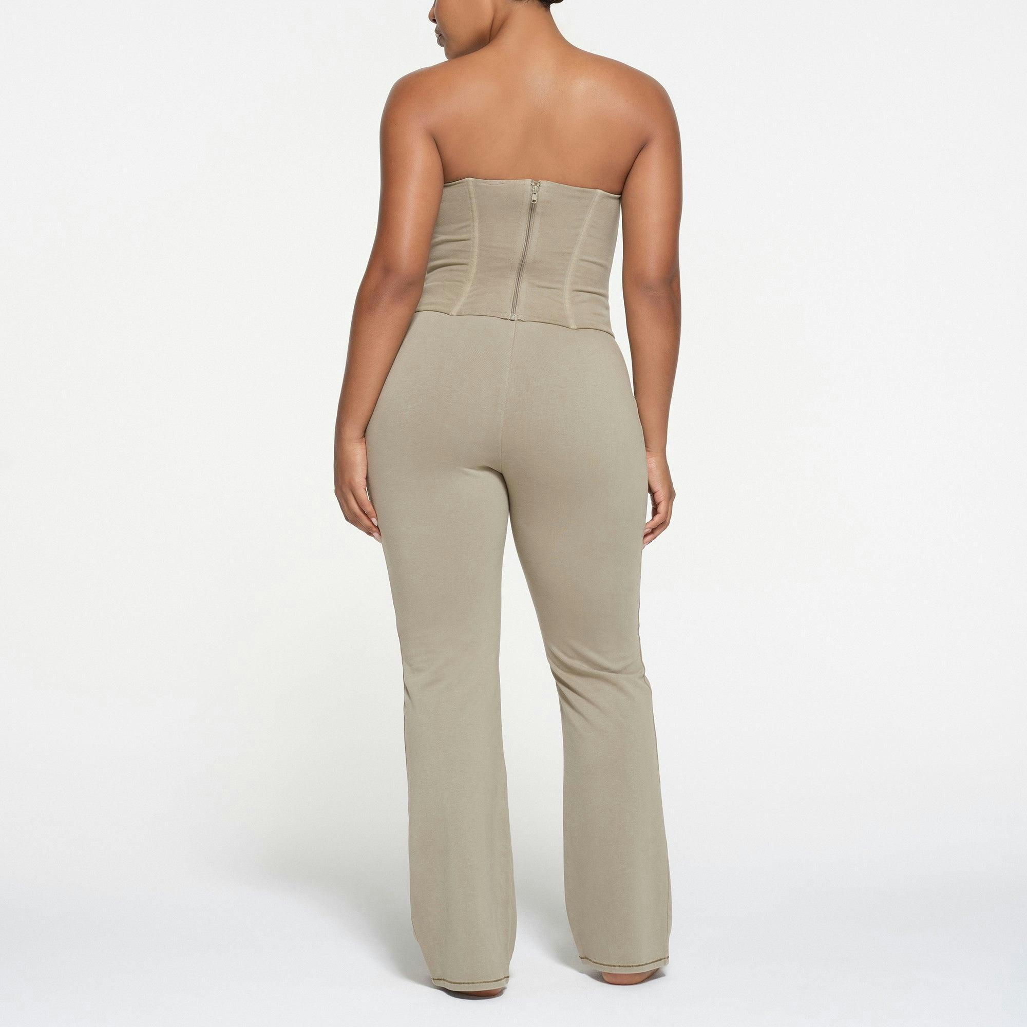 OUTDOOR SQUARE NECK ONESIE | TAUPE Product Image