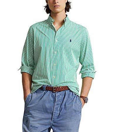 Polo Ralph Lauren Cotton Stretch Poplin Classic Fit Button Down Shirt Product Image
