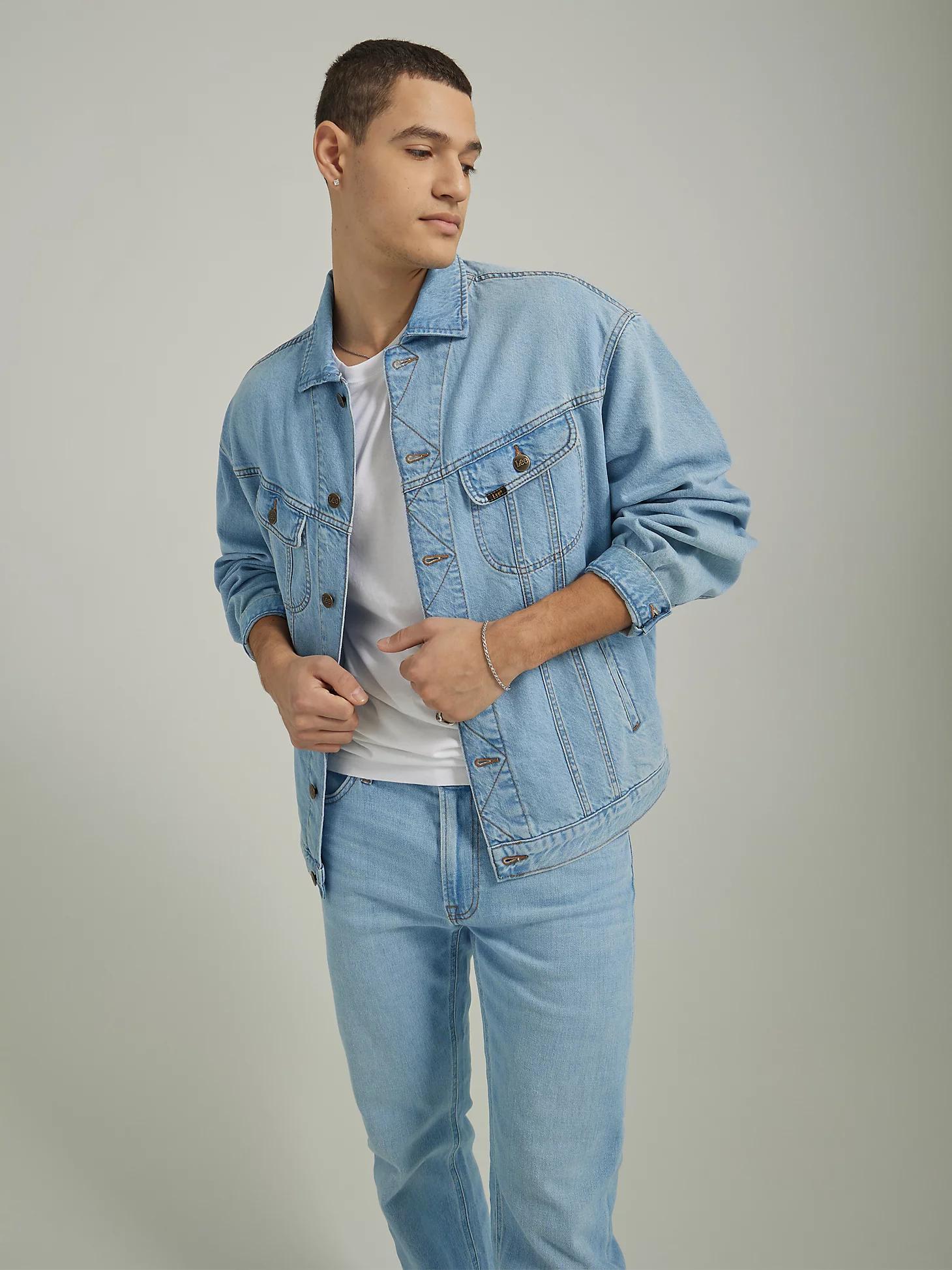 Men's Loose Fit Denim Rider™ Jacket | Men's Jackets & Outerwear | Lee® Product Image