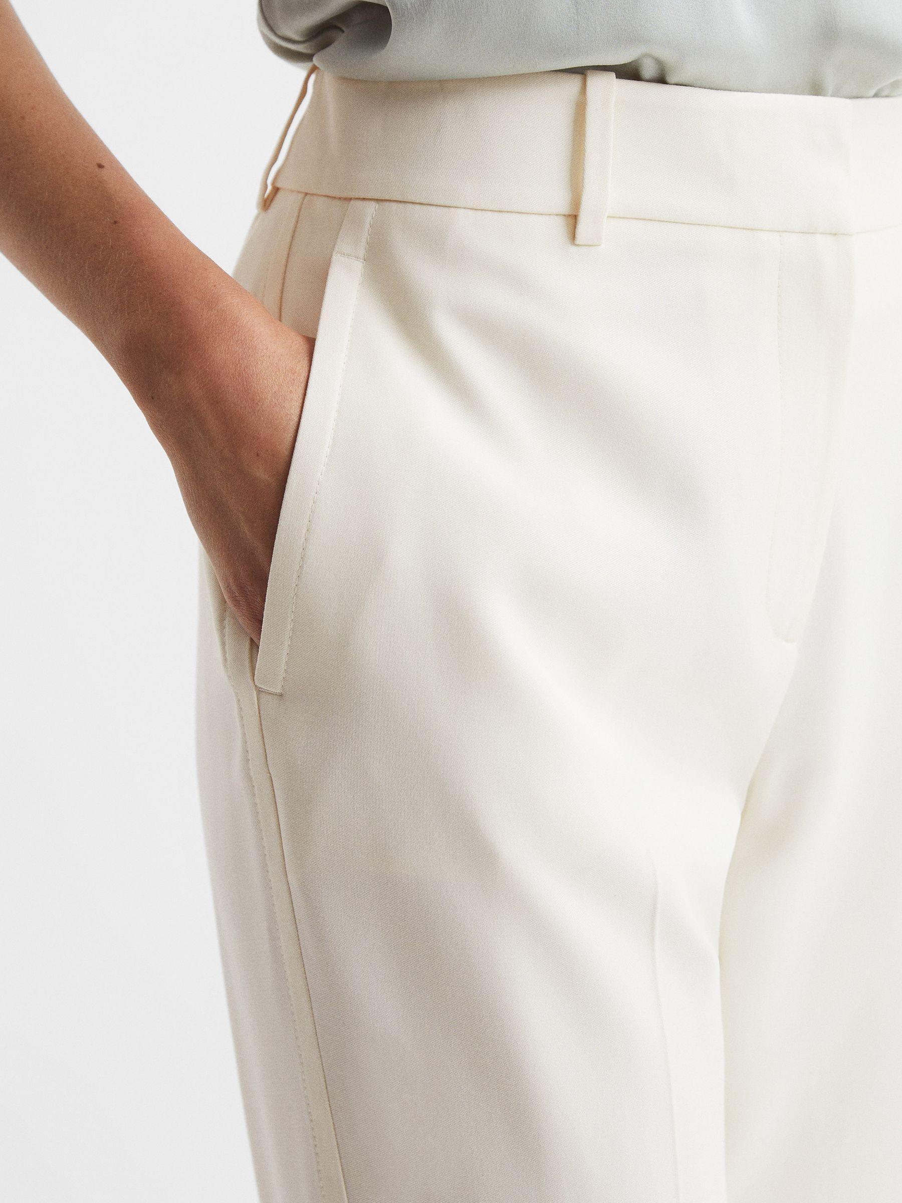 Petite Linen Belted Sleeveless Midi Dress in Neutral Product Image