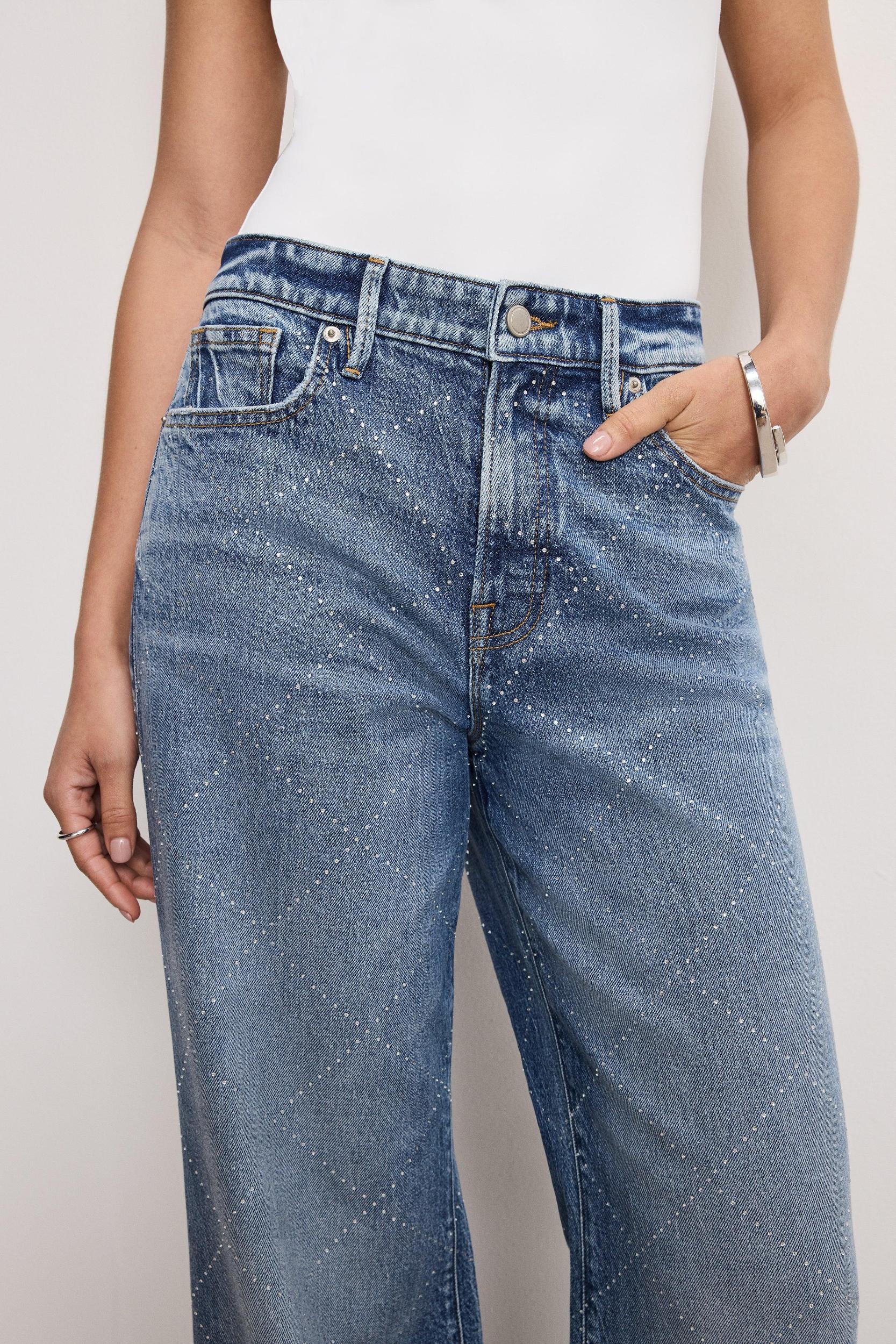 GOOD EASE RELAXED DIAMOND JEANS | INDIGO827 Product Image