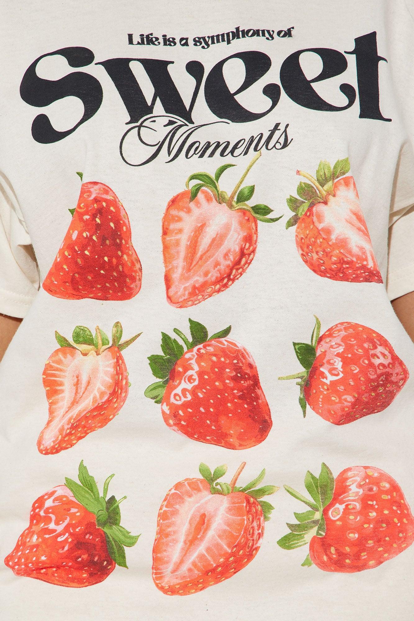 Sweet Moments Oversized Tee - Sand Product Image