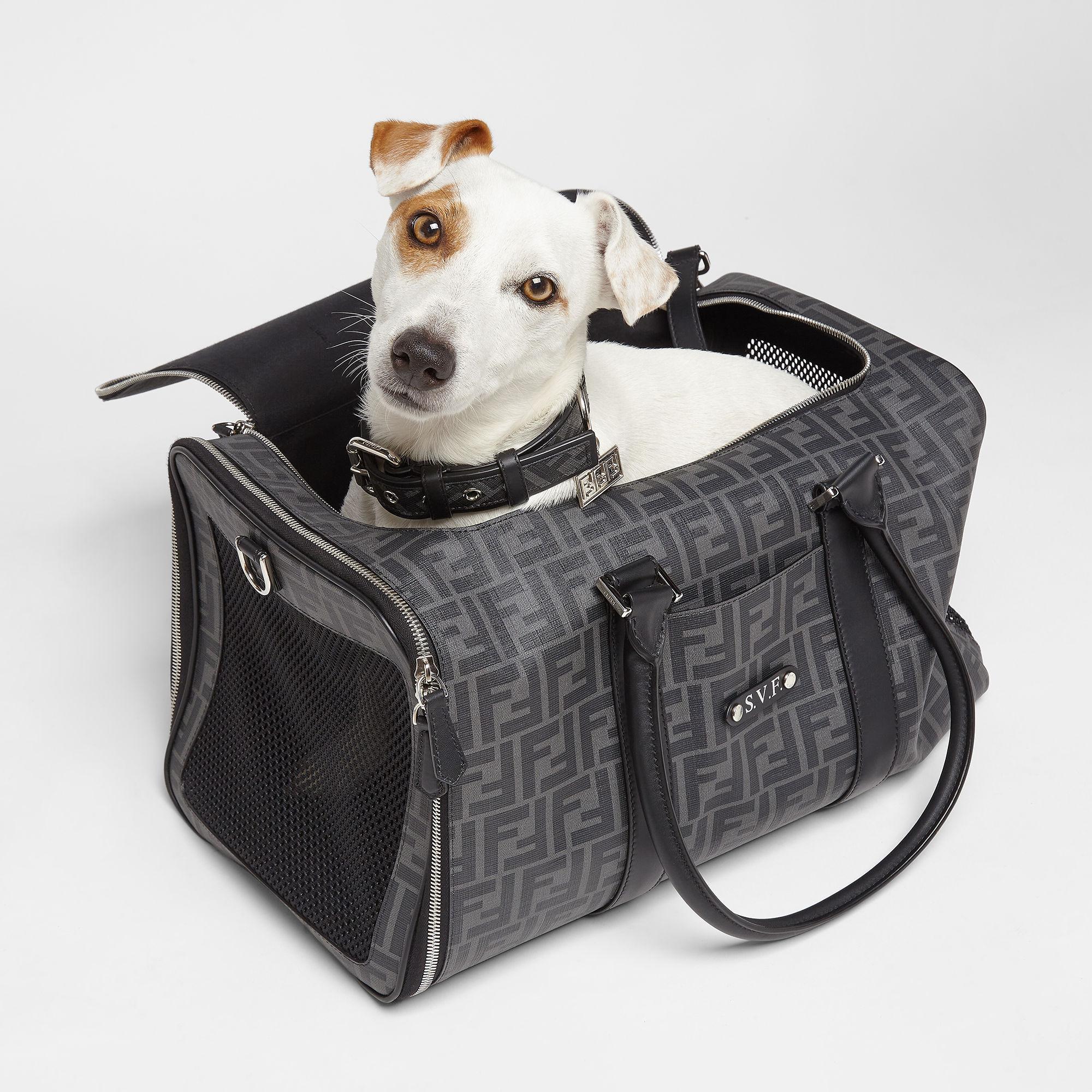 Pet CarrierBlack fabric dog carrier Product Image