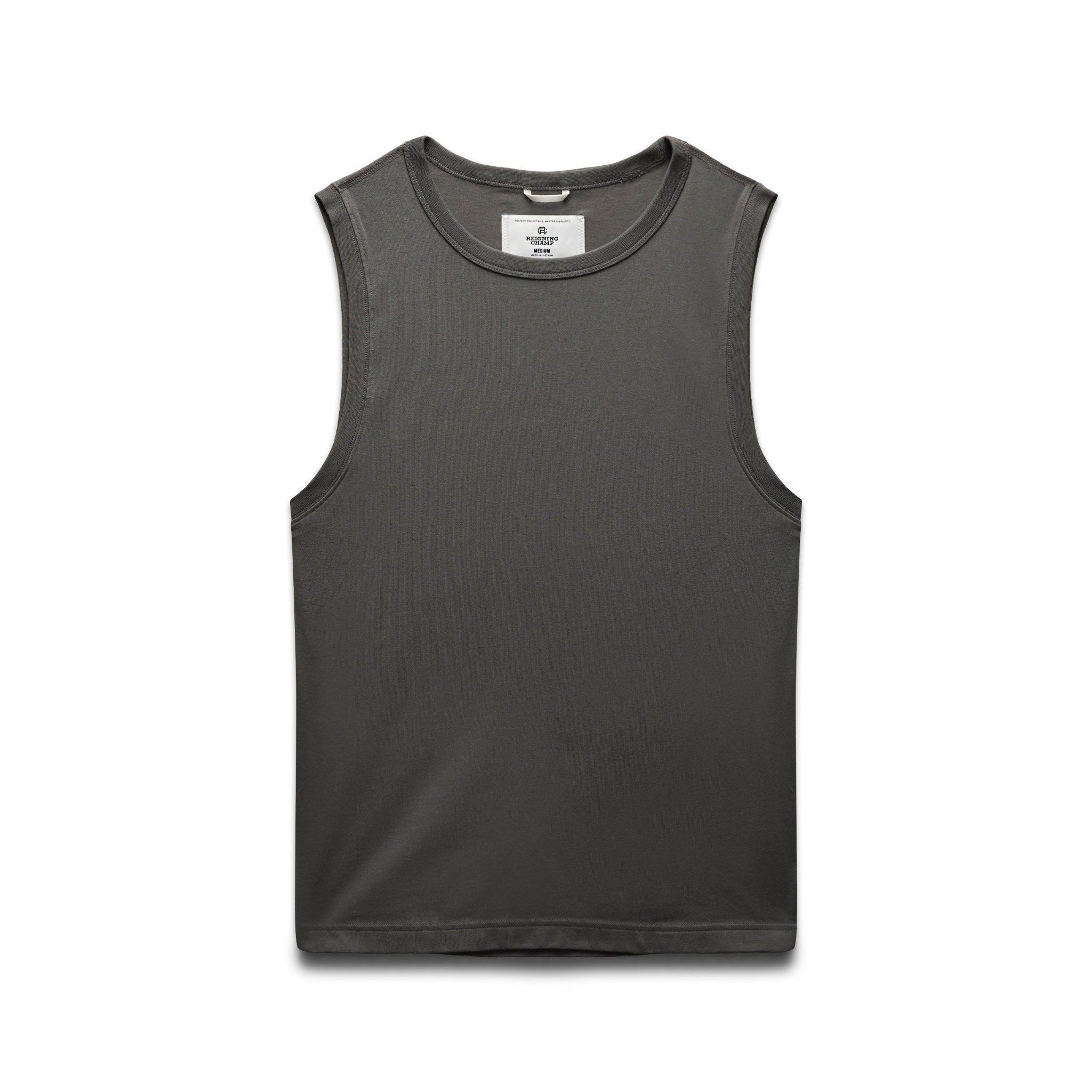 Dual Jersey Slim Sleeveless Shirt Male Product Image