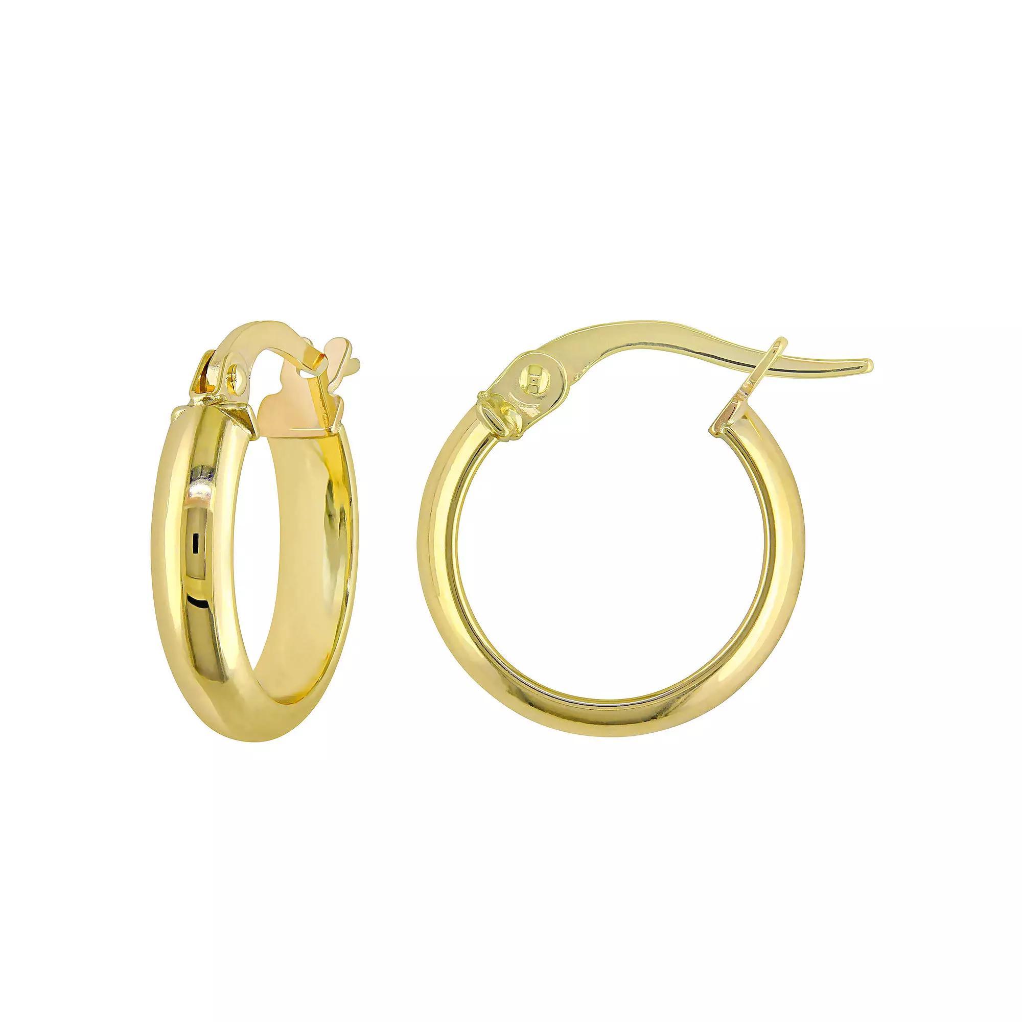 Stella Grace Hoop Earrings, Womens, 10k Gold Product Image