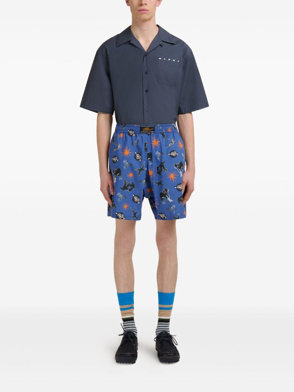 graphic-print shorts Product Image