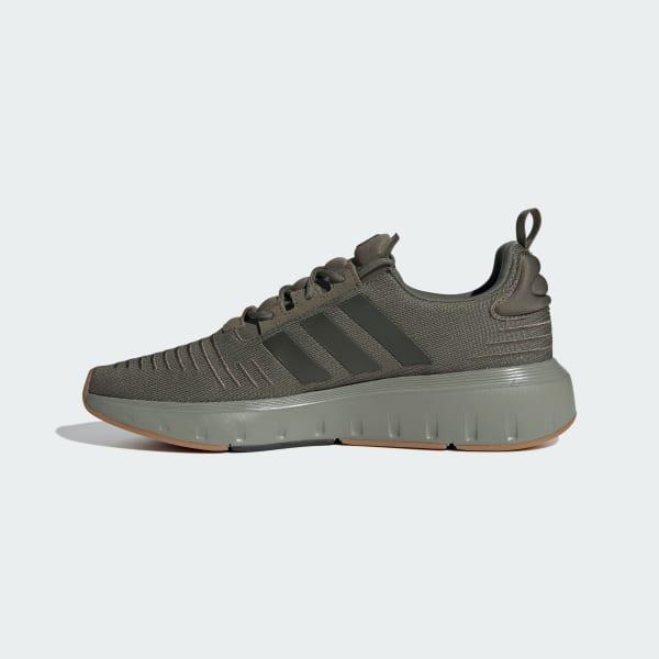 adidas Swift Run Shoes Olive Strata 12 Mens Product Image