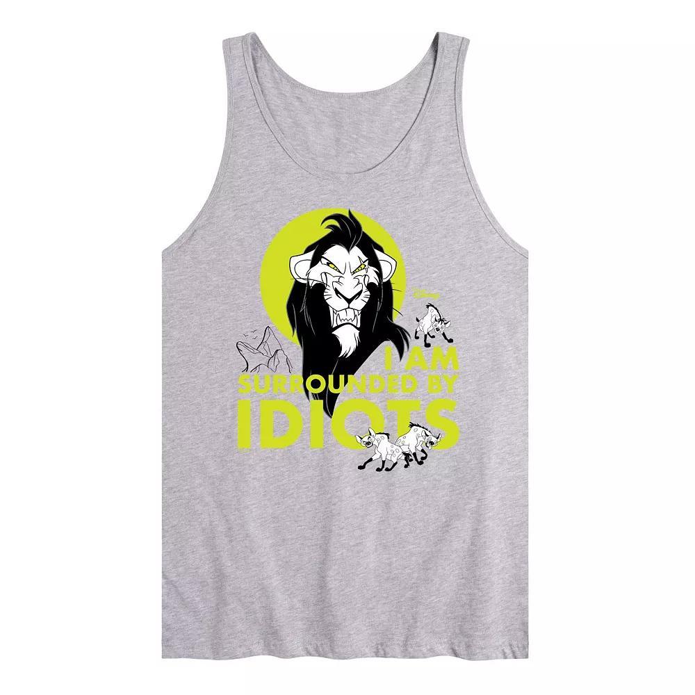Disney Villains Mens Surrounded By Idiots Graphic Tank Top Product Image