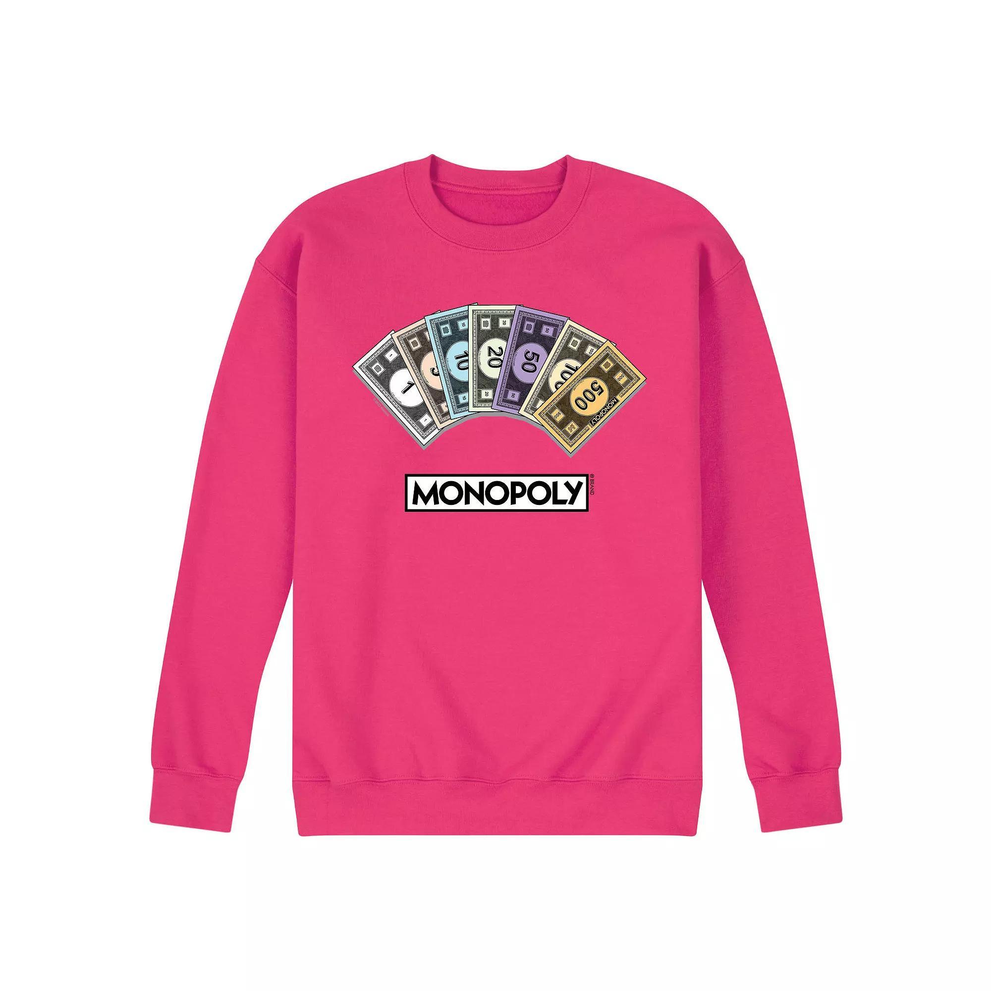 Mens Monopoly Money Stack Fleece Sweatshirt Product Image
