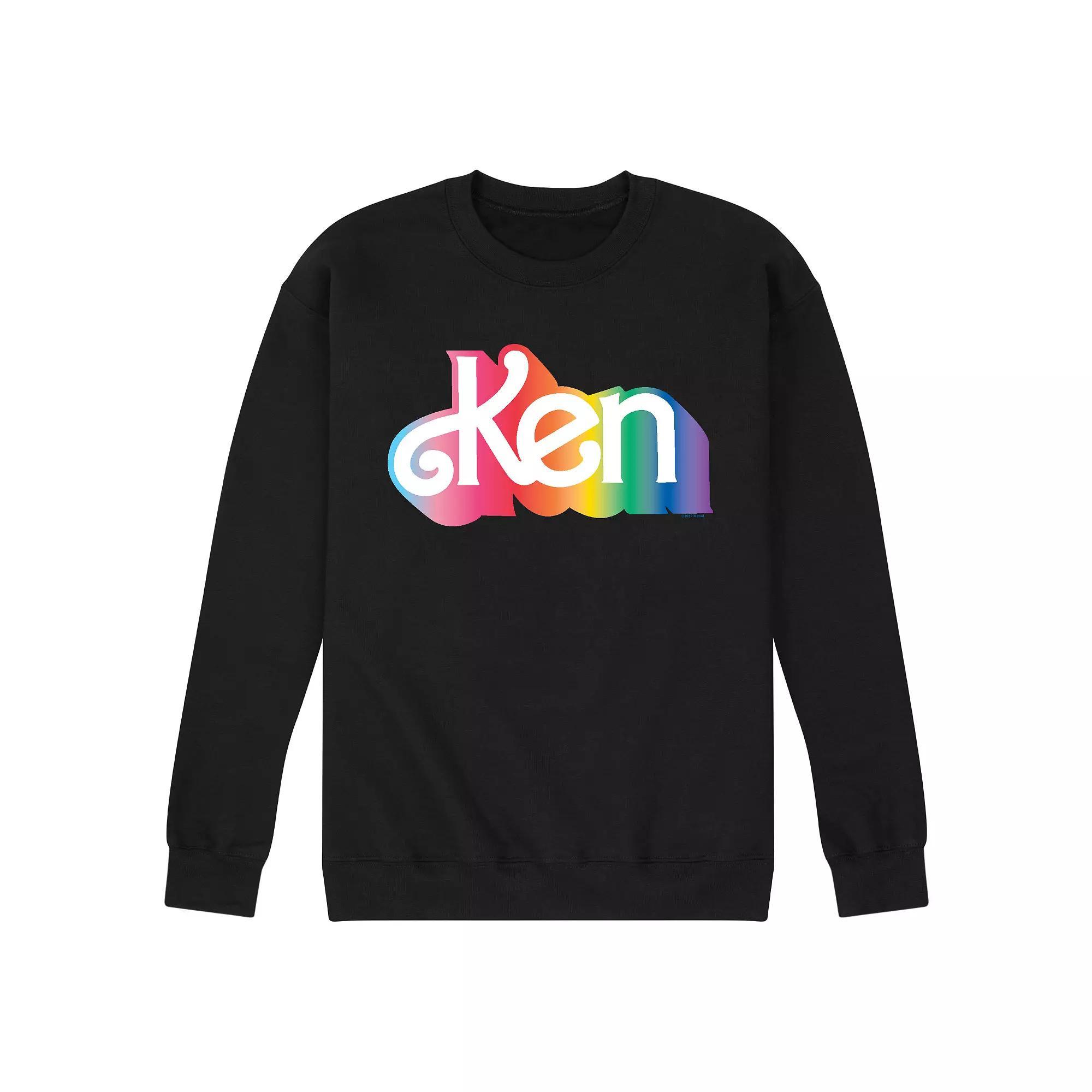 Mens Barbie Ken Logo Graphic Fleece Blue Product Image