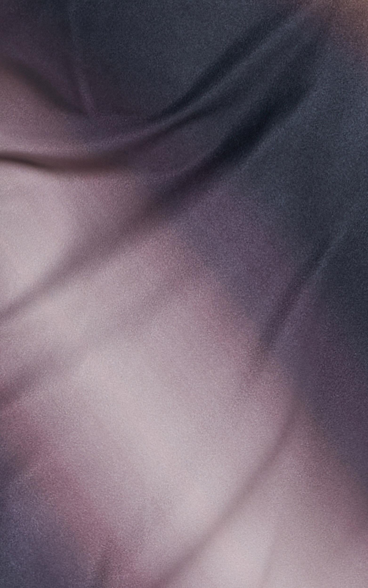 Michaela Maxi Skirt - High Waisted Slip Satin Skirt in Dusk Ombre Product Image