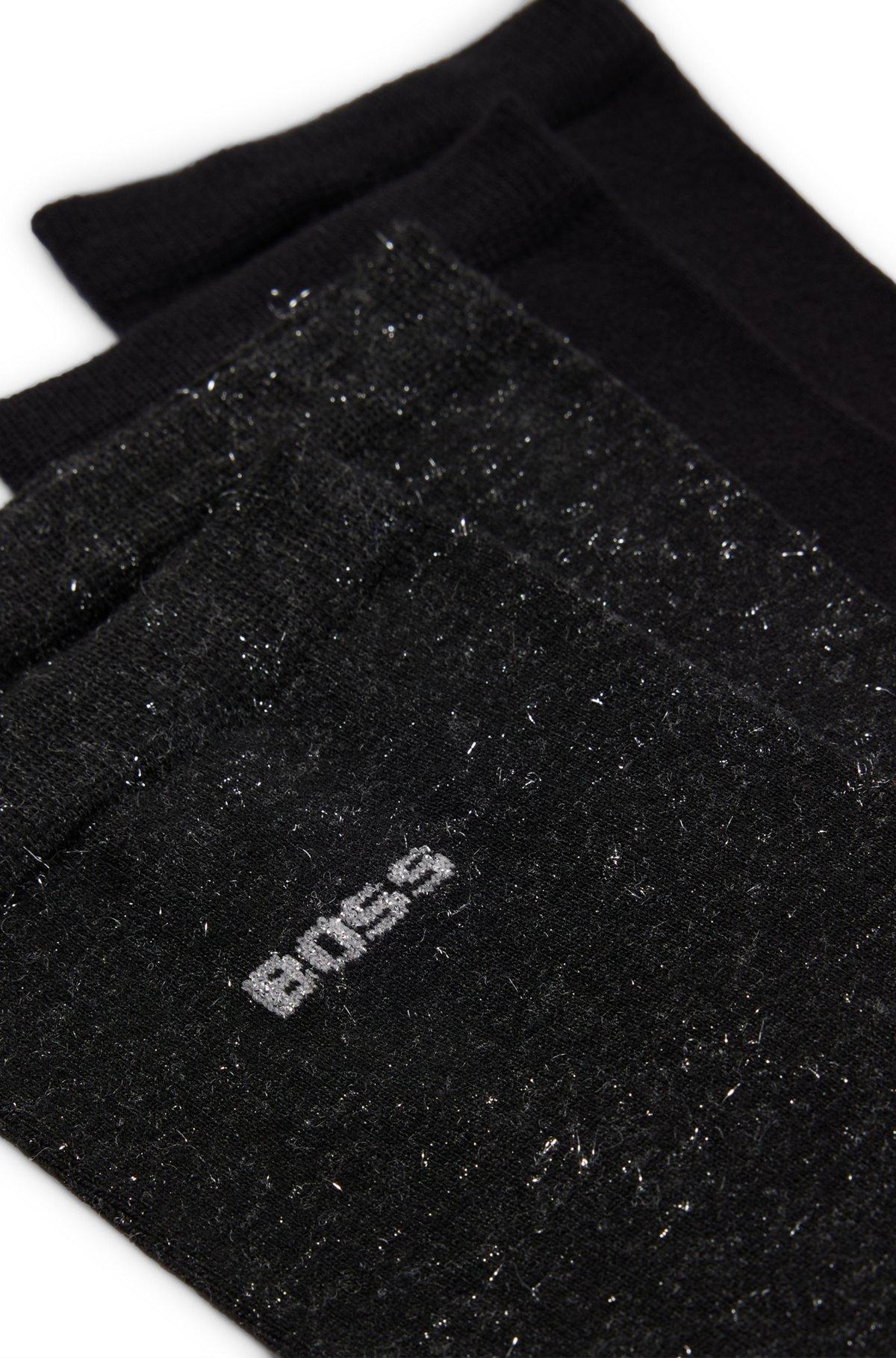 Two-pack of short socks with logo details Product Image