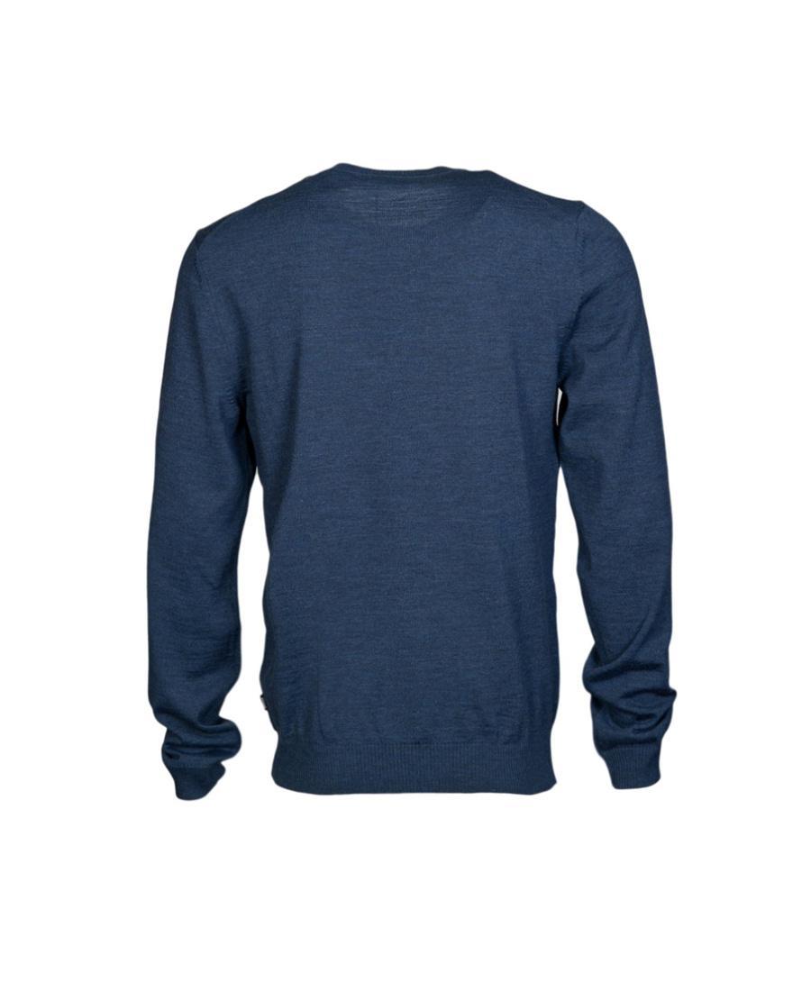 HUGO BOSS Embroidered Pullover In Blue Product Image