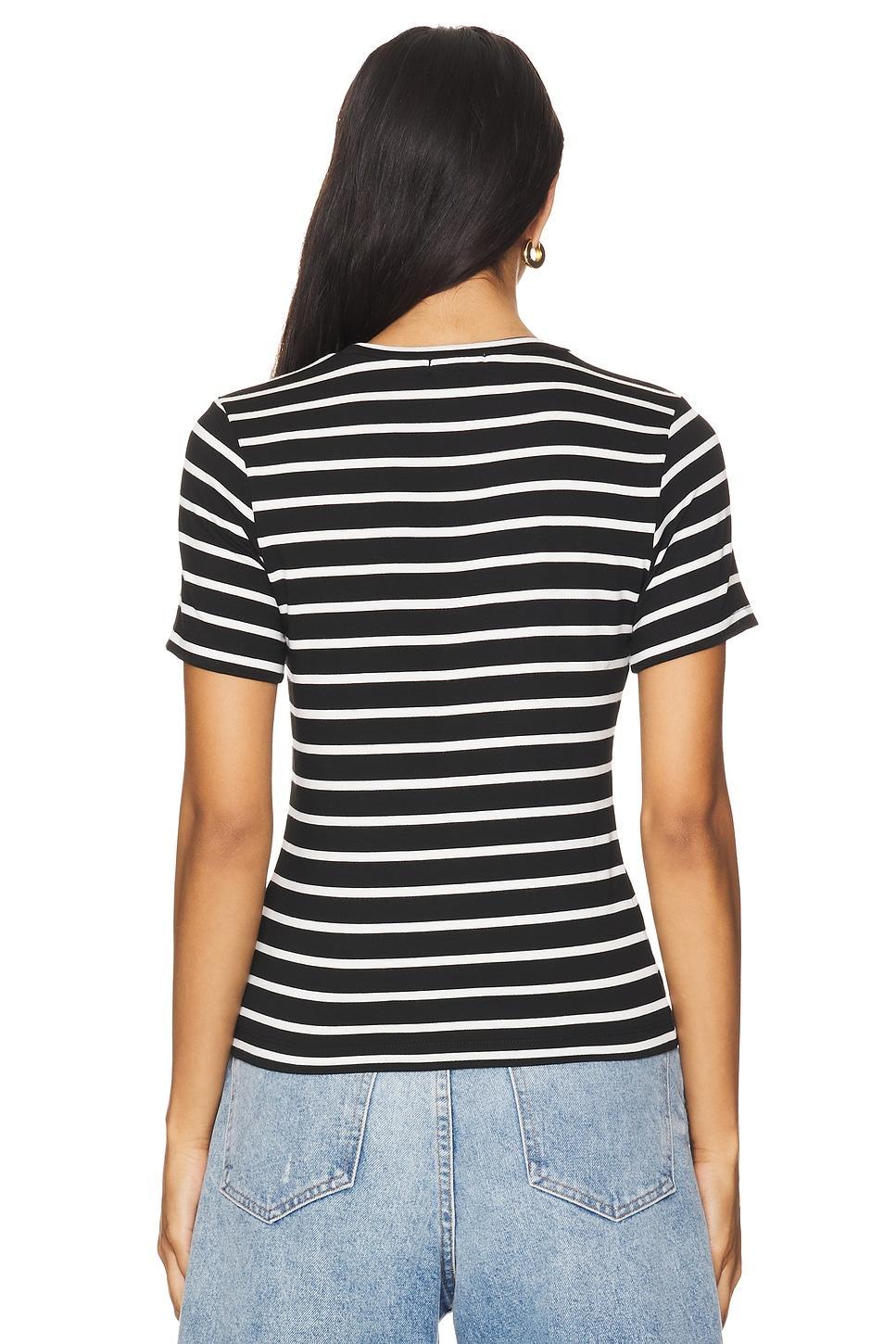 Classic Stripes Crew Neck Tee LA Made Product Image
