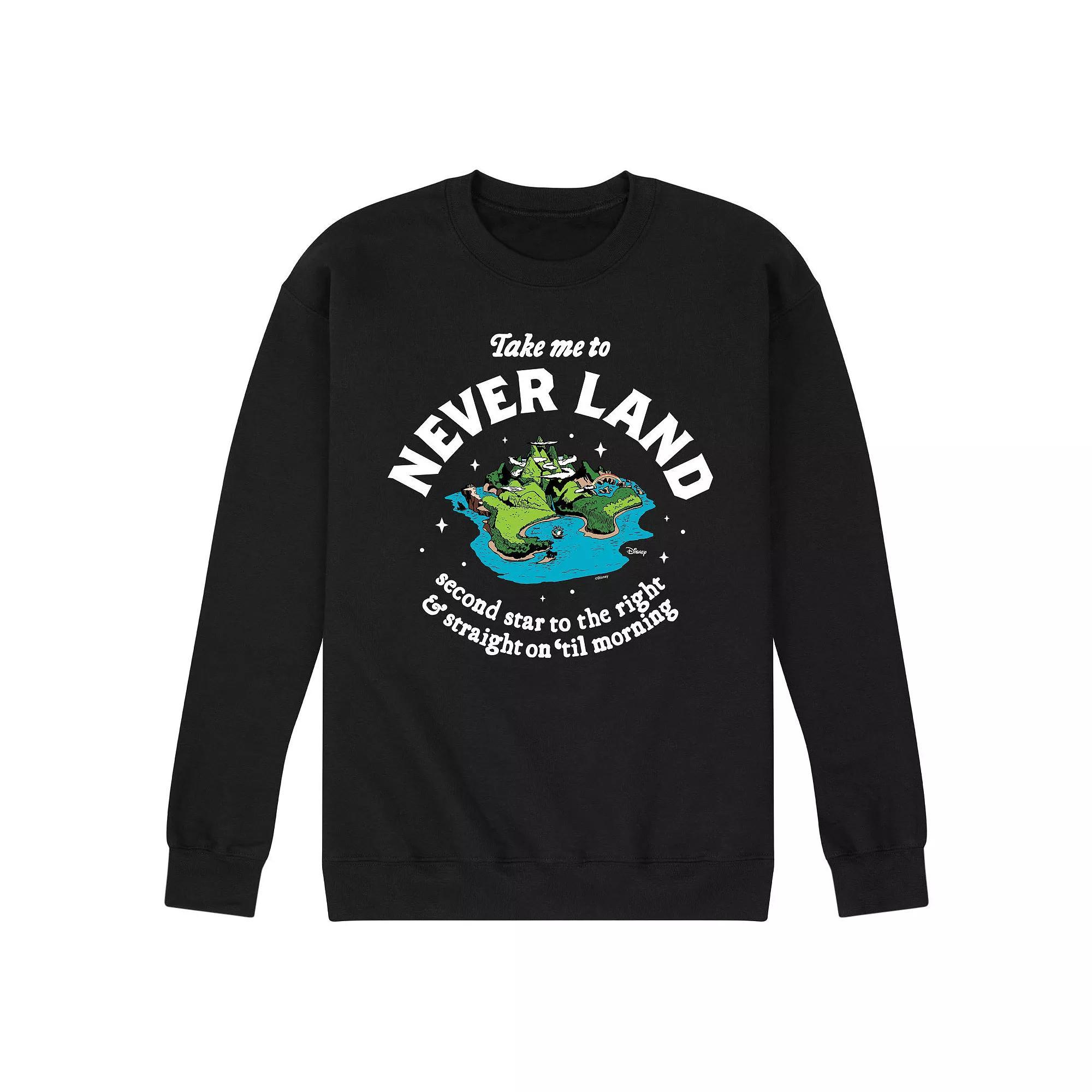 Disneys Peter Pan Mens Never Land Fleece Sweatshirt Product Image