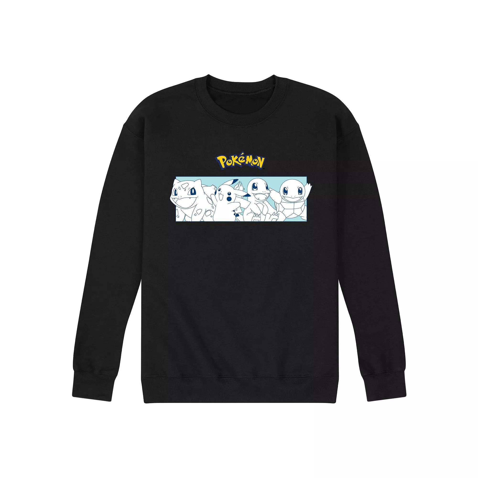 Mens Pokemon Starters Line Fleece Product Image