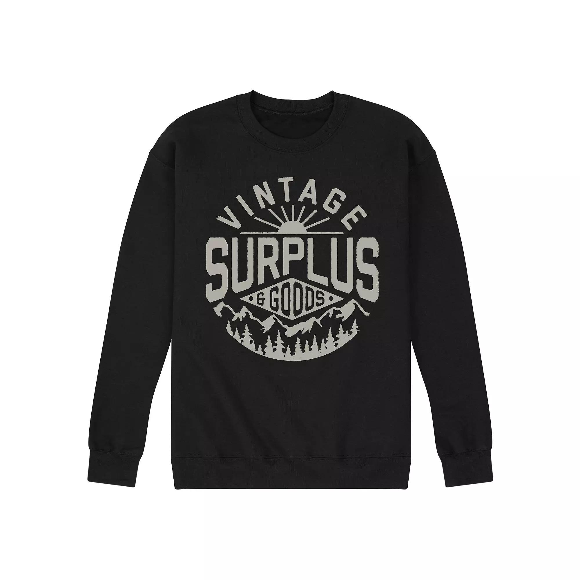 Mens Vintage Surplus Goods Graphic Sweatshirt Product Image