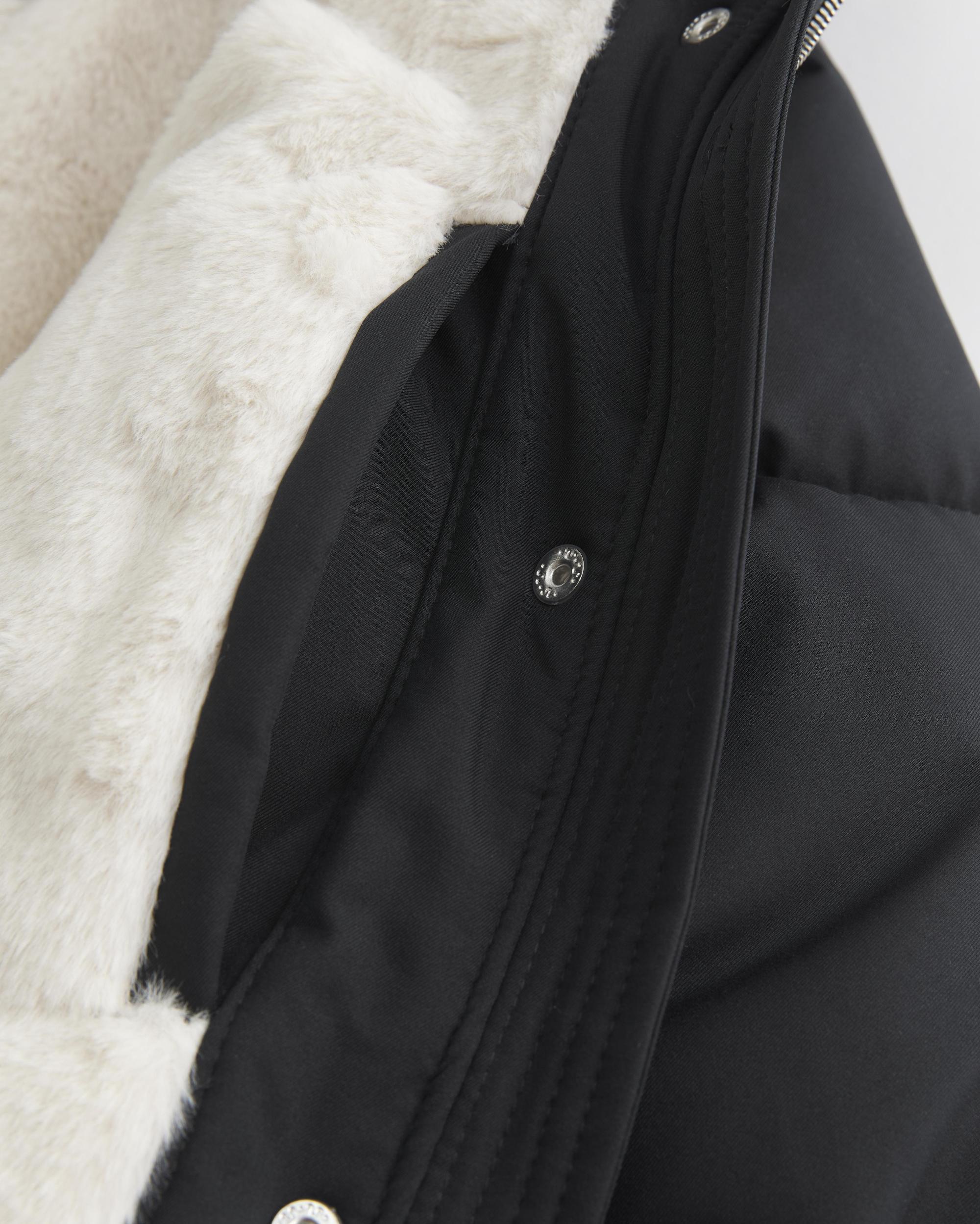 Faux Fur-Lined All-Weather Puffer Jacket Product Image