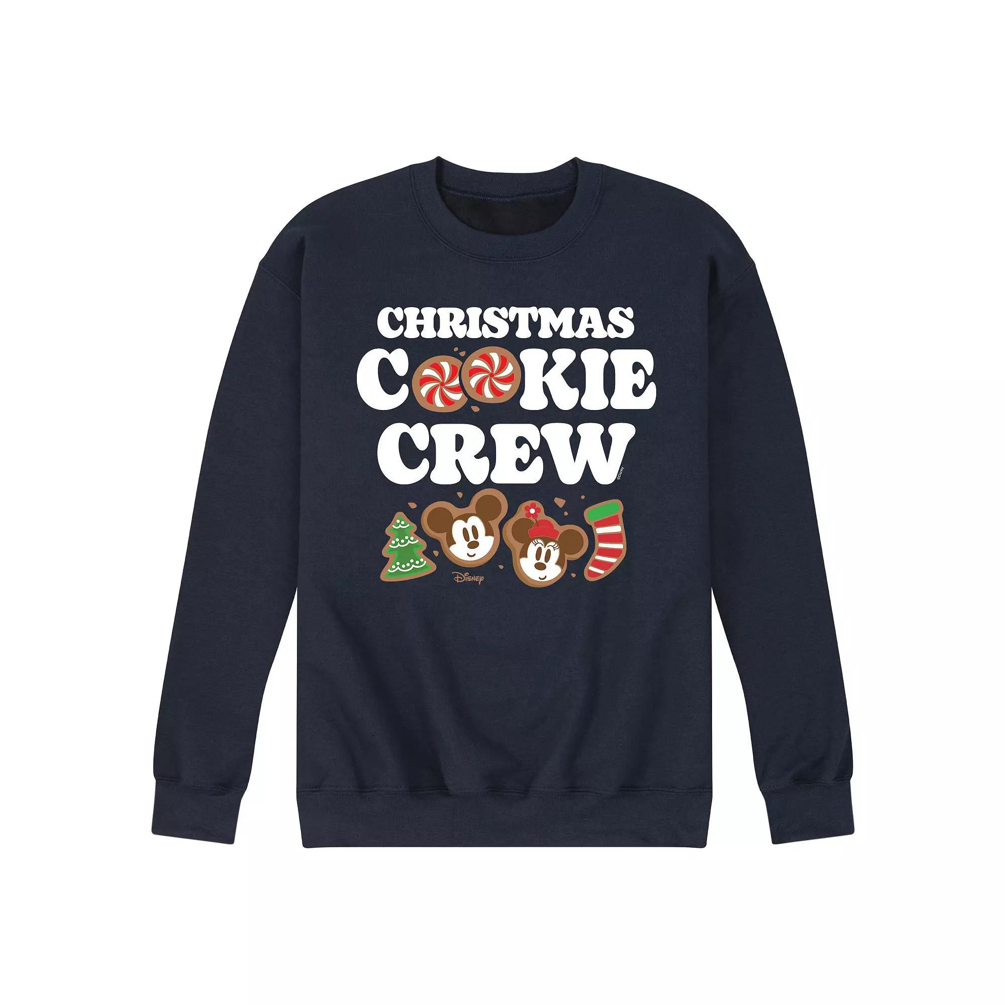 Disney's Men's Christmas Cookie Crew Fleece, Size: Medium, Black Product Image