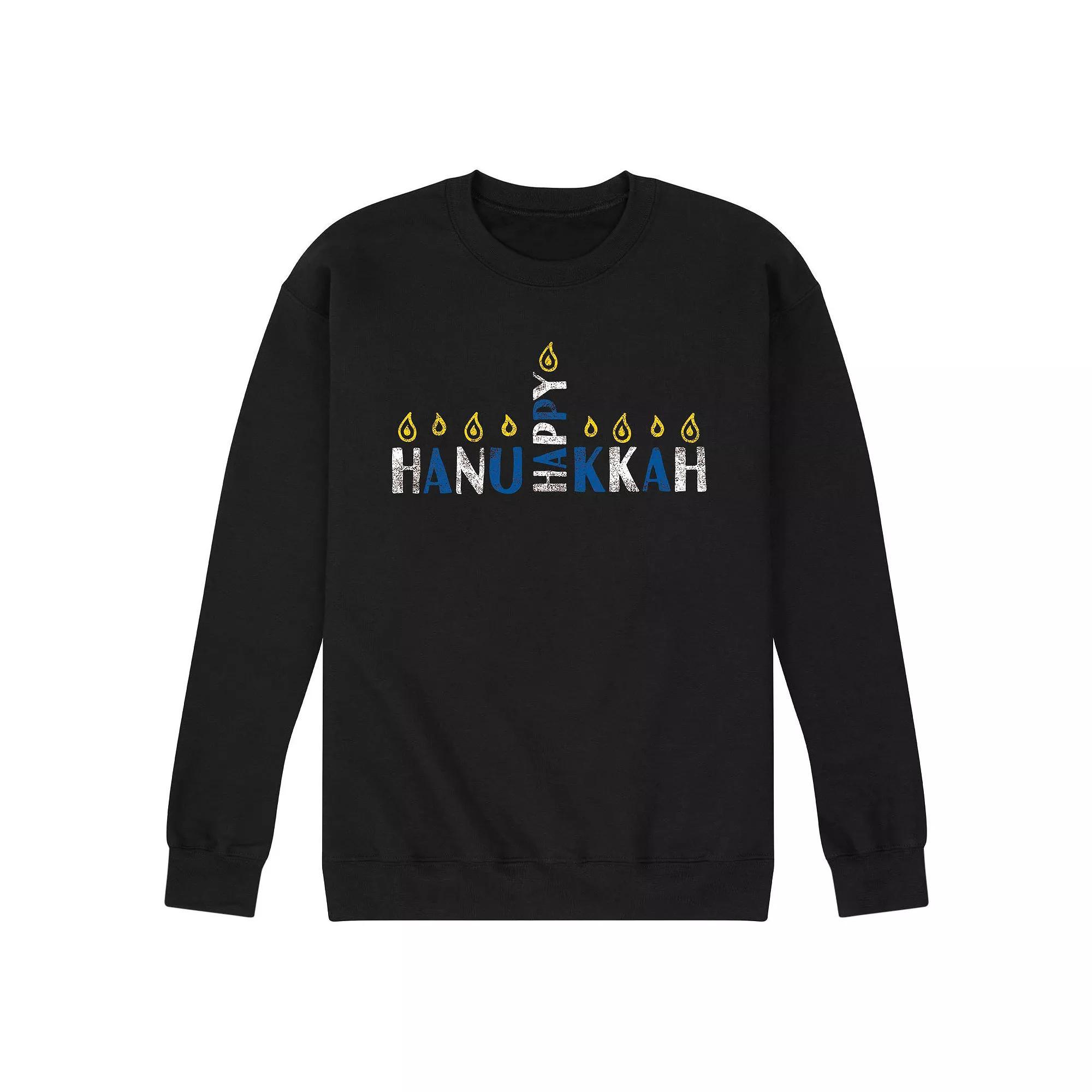 Mens SpongeBob SquarePants Tats On Pat Fleece Sweatshirt Blue Product Image