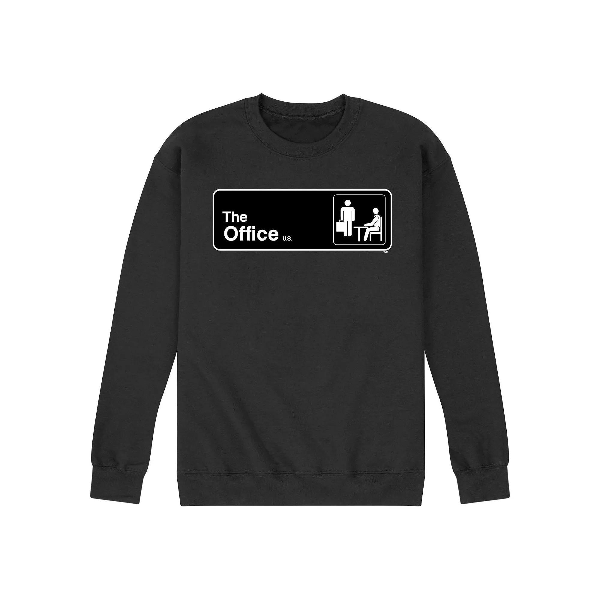 Mens The Office Door Sign Sweatshirt Product Image