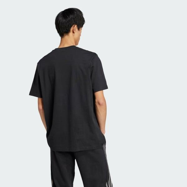 adidas Skeleton Trefoil Tee Collegiate Purple XS Mens Product Image