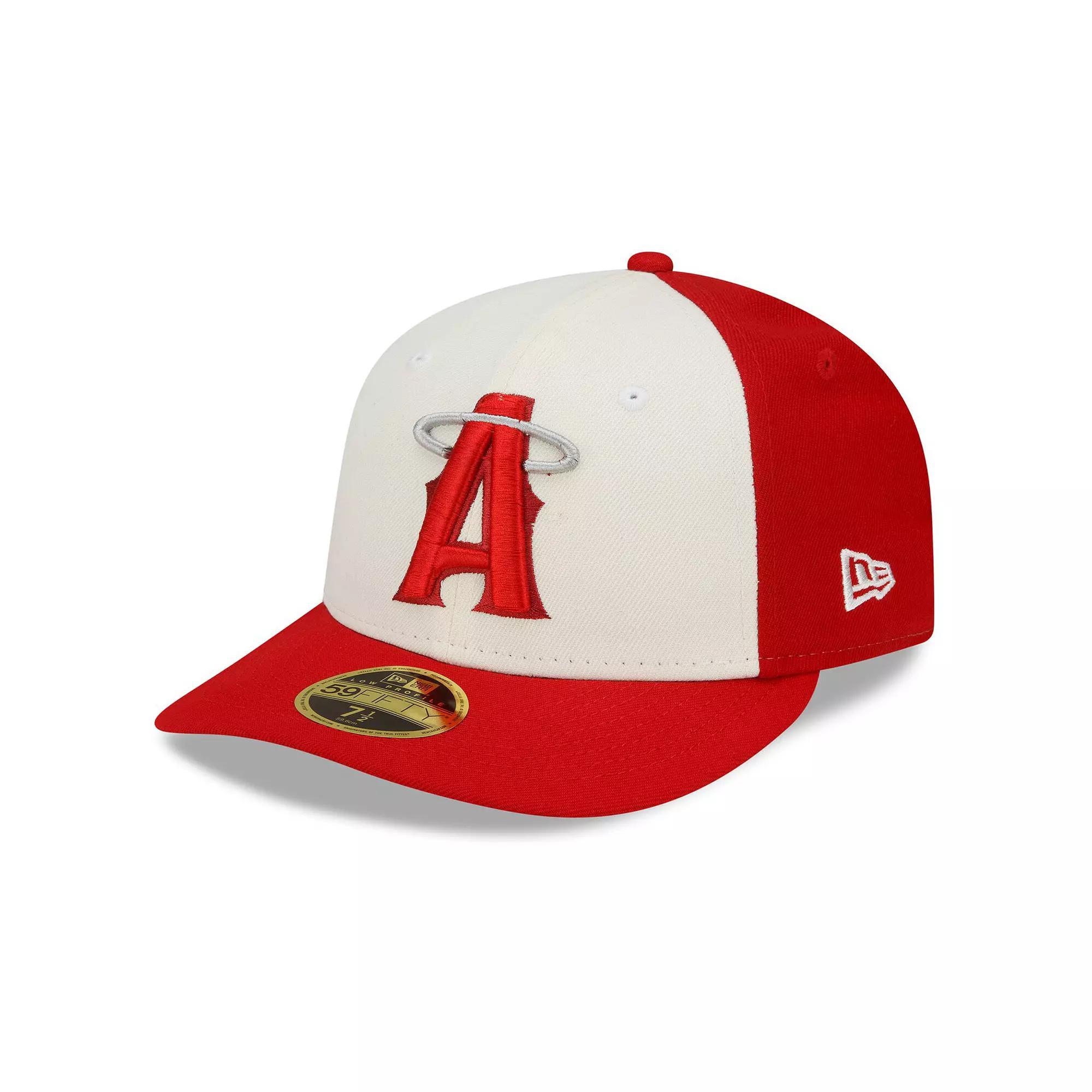 Men's New Era Red Los Angeles Angels 2022 City Connect Low Profile 59FIFTY Fitted Hat, Size: 7 3/8 Product Image