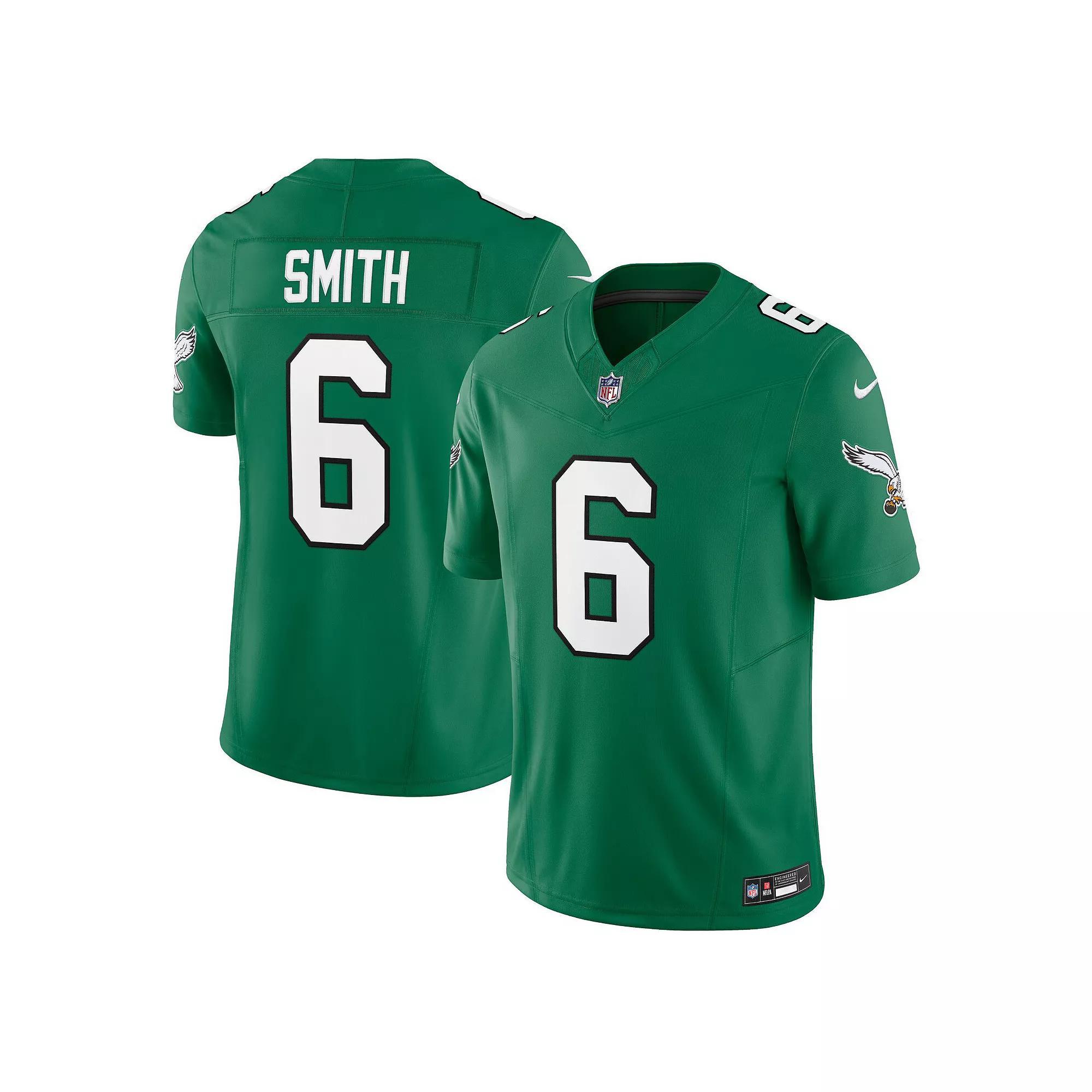 Men's Nike DeVonta Smith Kelly Green Philadelphia Eagles Alternate Vapor F.U.S.E. Limited Jersey, Size: 2XL Product Image