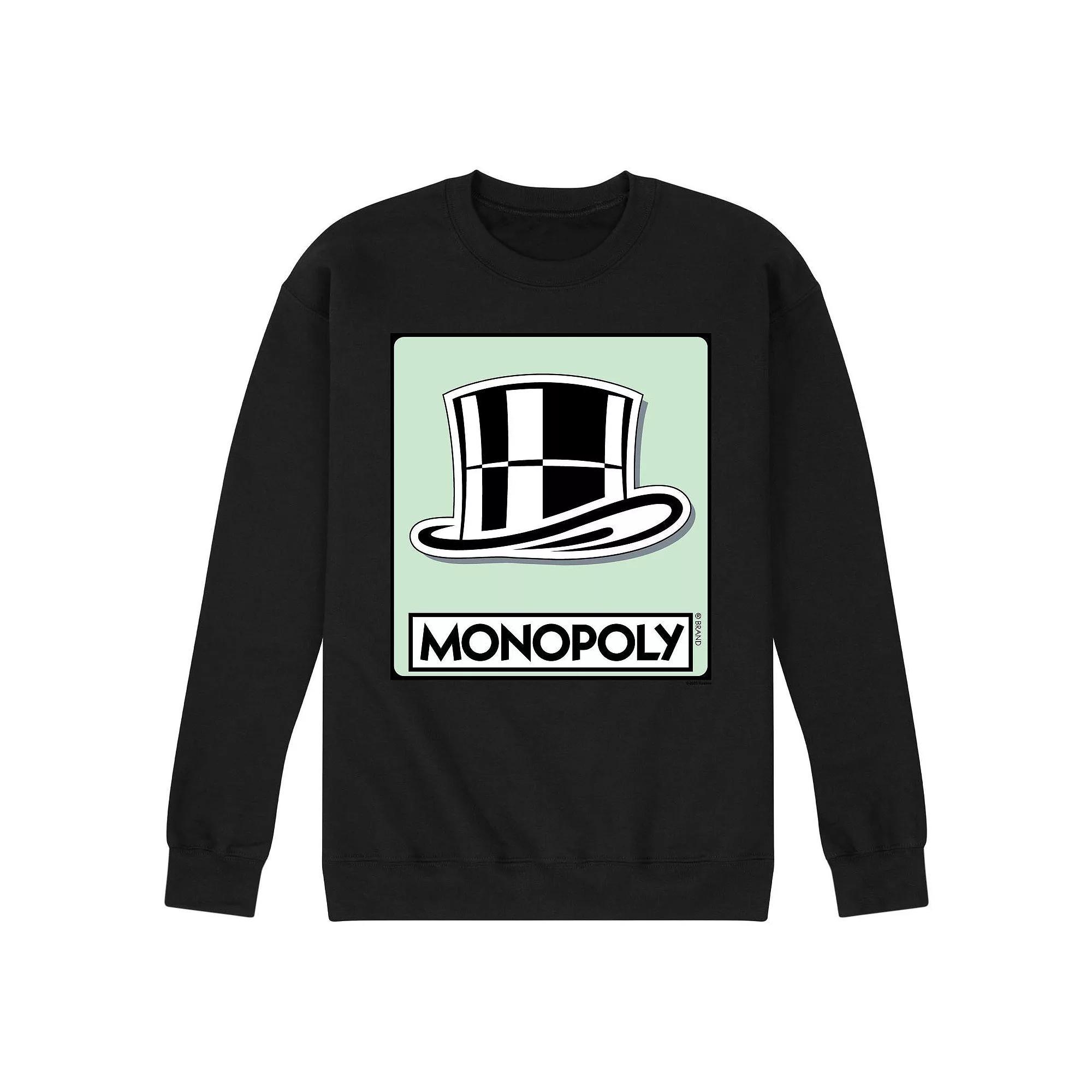 Mens Monopoly Hat Token Fleece Sweatshirt Product Image