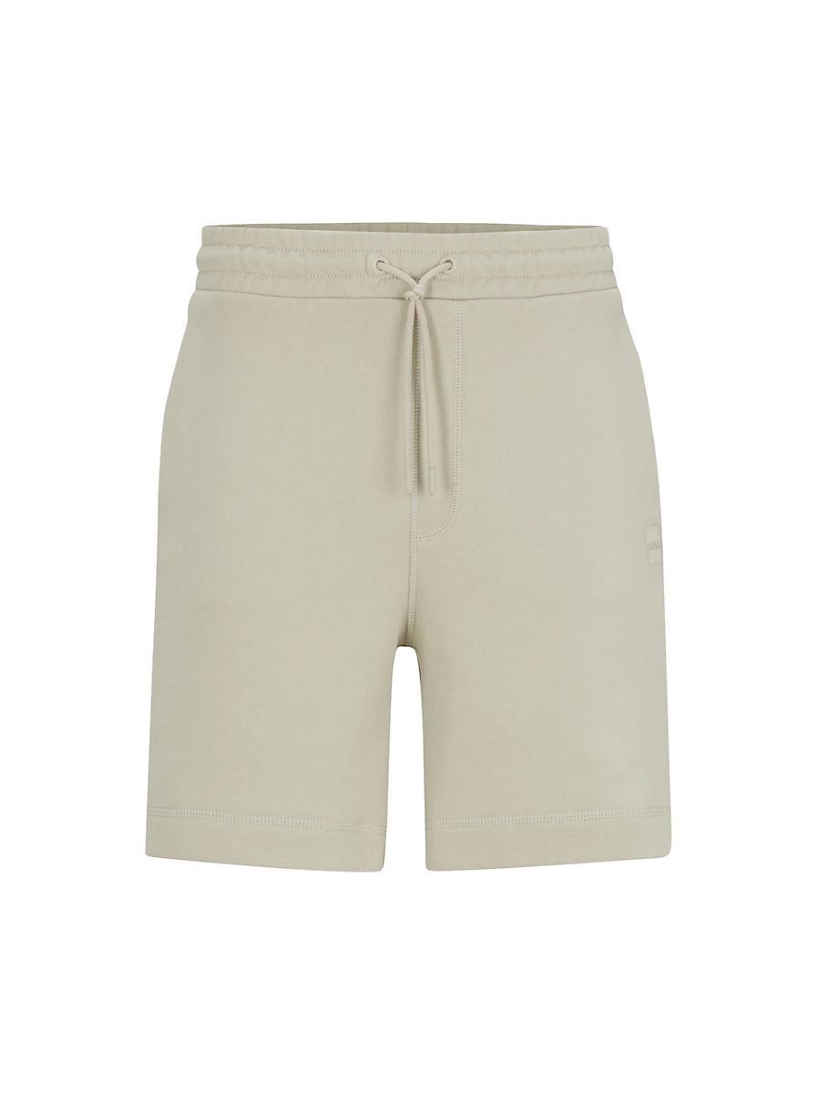 Mens Cotton-Terry Regular-Fit Shorts Product Image