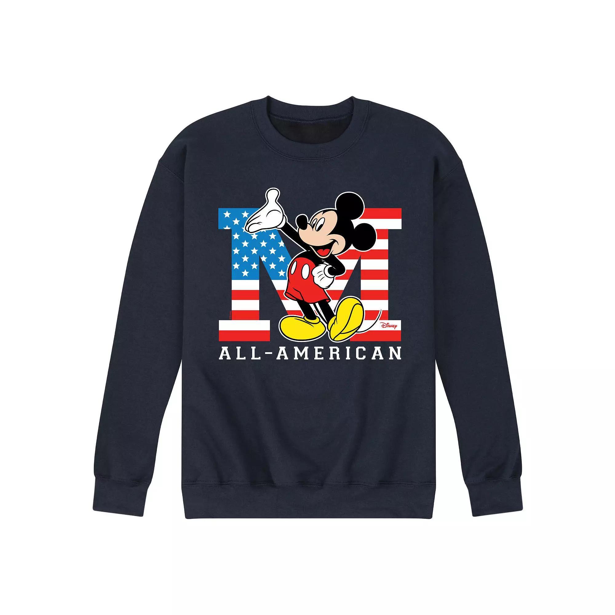 Disneys Mickey Mouse Mens American Fleece Sweatshirt Product Image