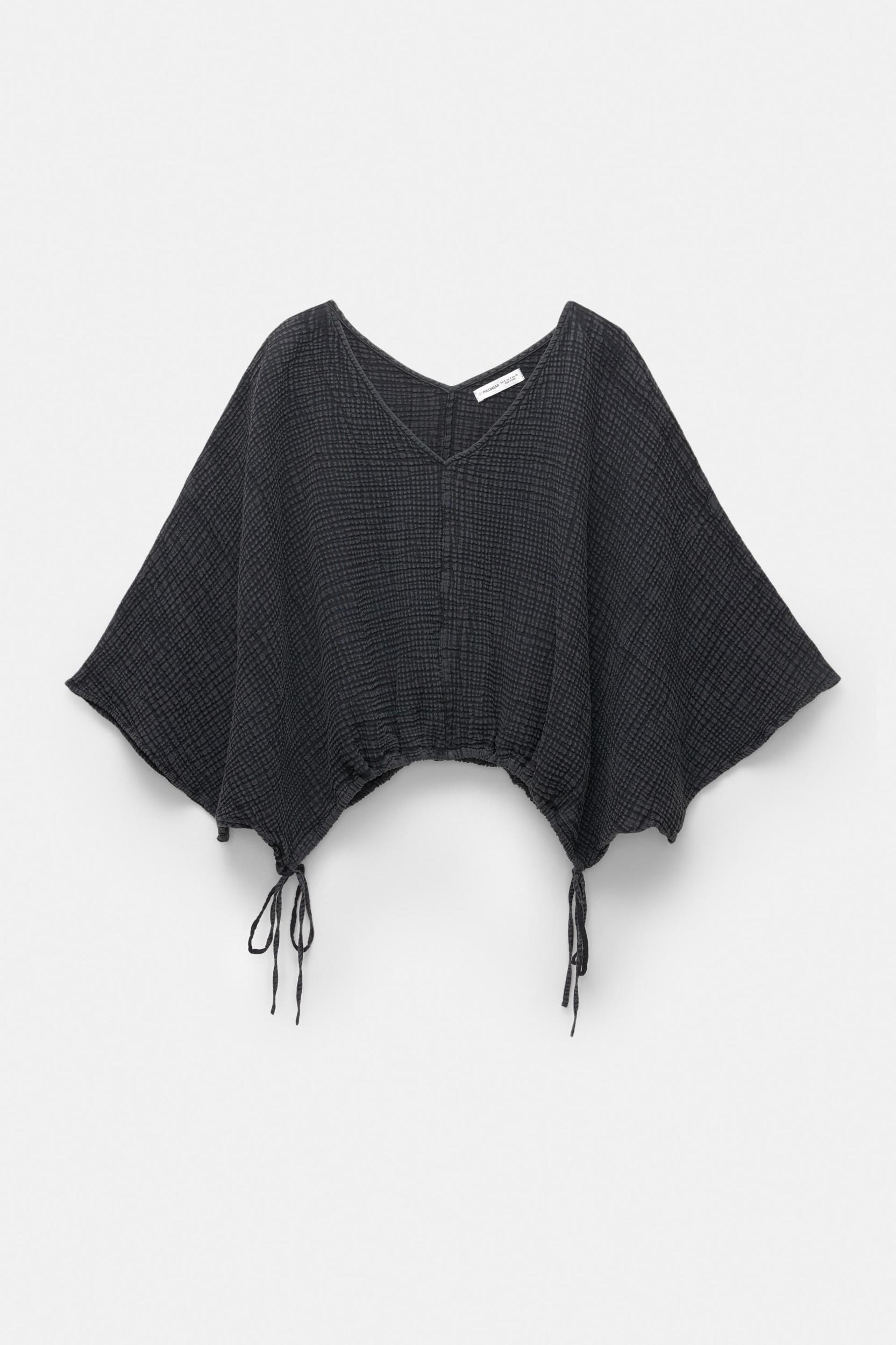 Textured rustic blouse Product Image