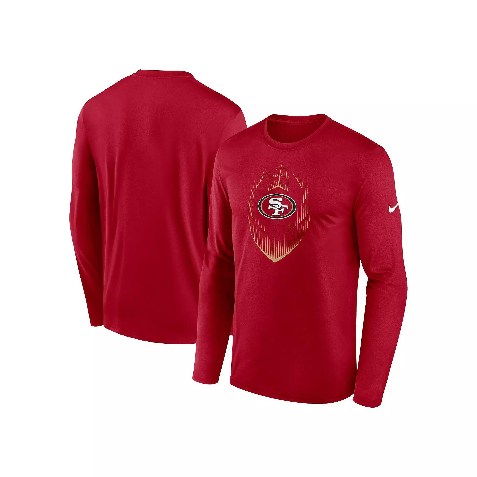 Mens Nike College Navy Seattle Seahawks Legend Icon Long Sleeve T-Shirt Product Image