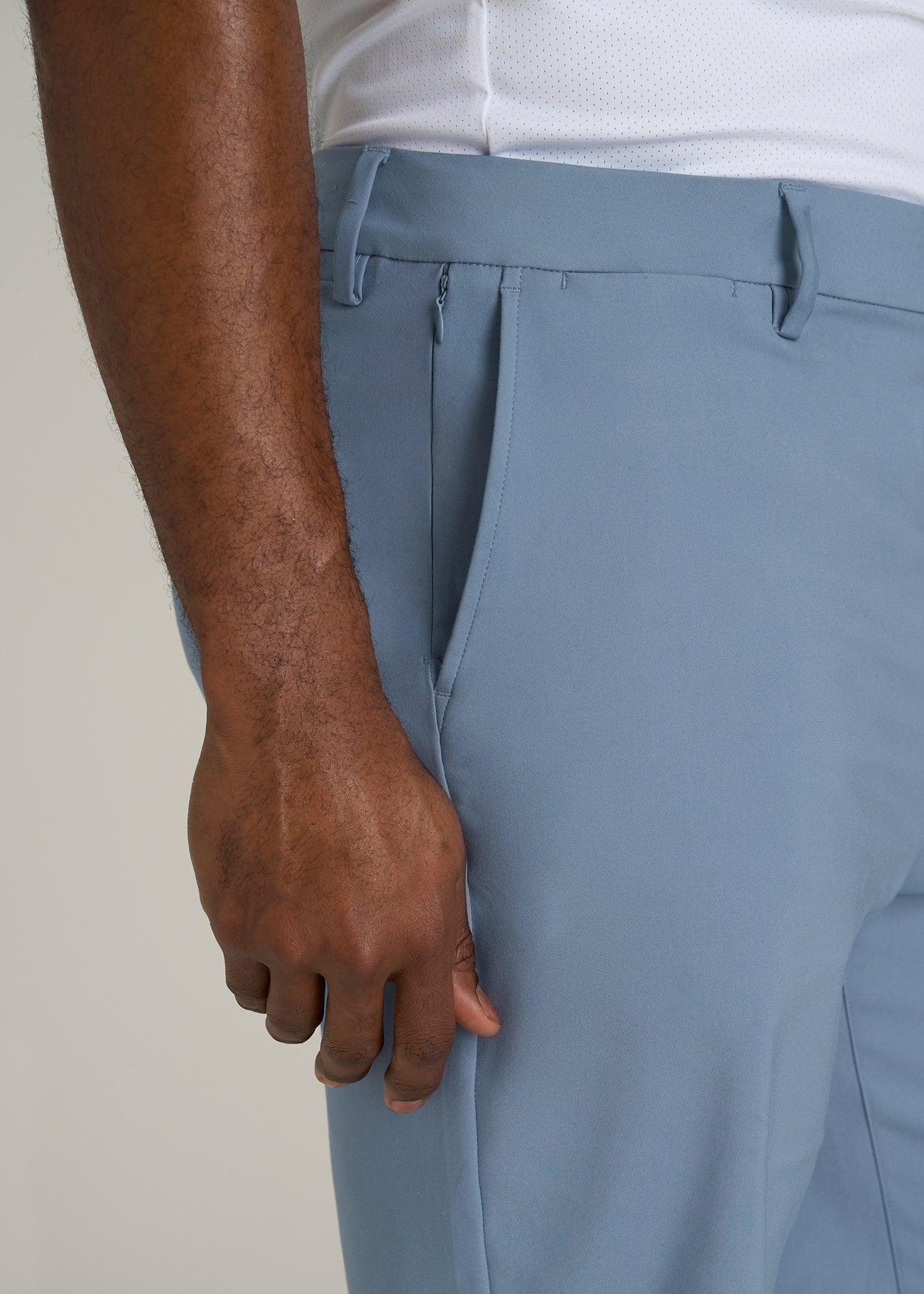 Tech Chino Shorts for Tall Men in Chambray Product Image