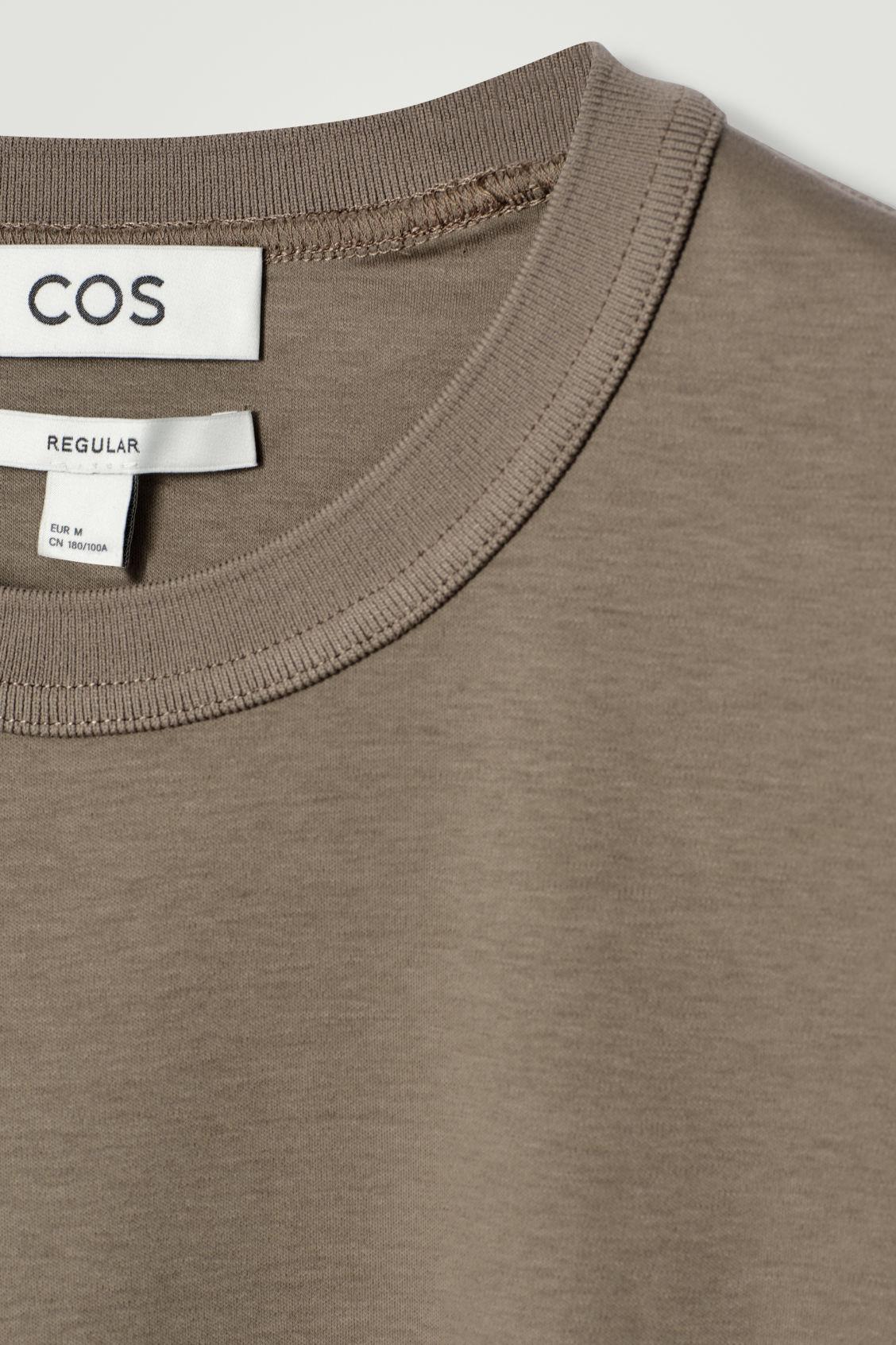 REGULAR-FIT MERCERIZED-COTTON T-SHIRT Product Image