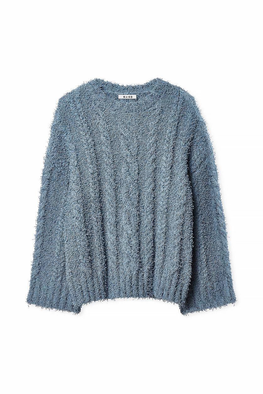 Knitted Oversized Cable Sweater Product Image