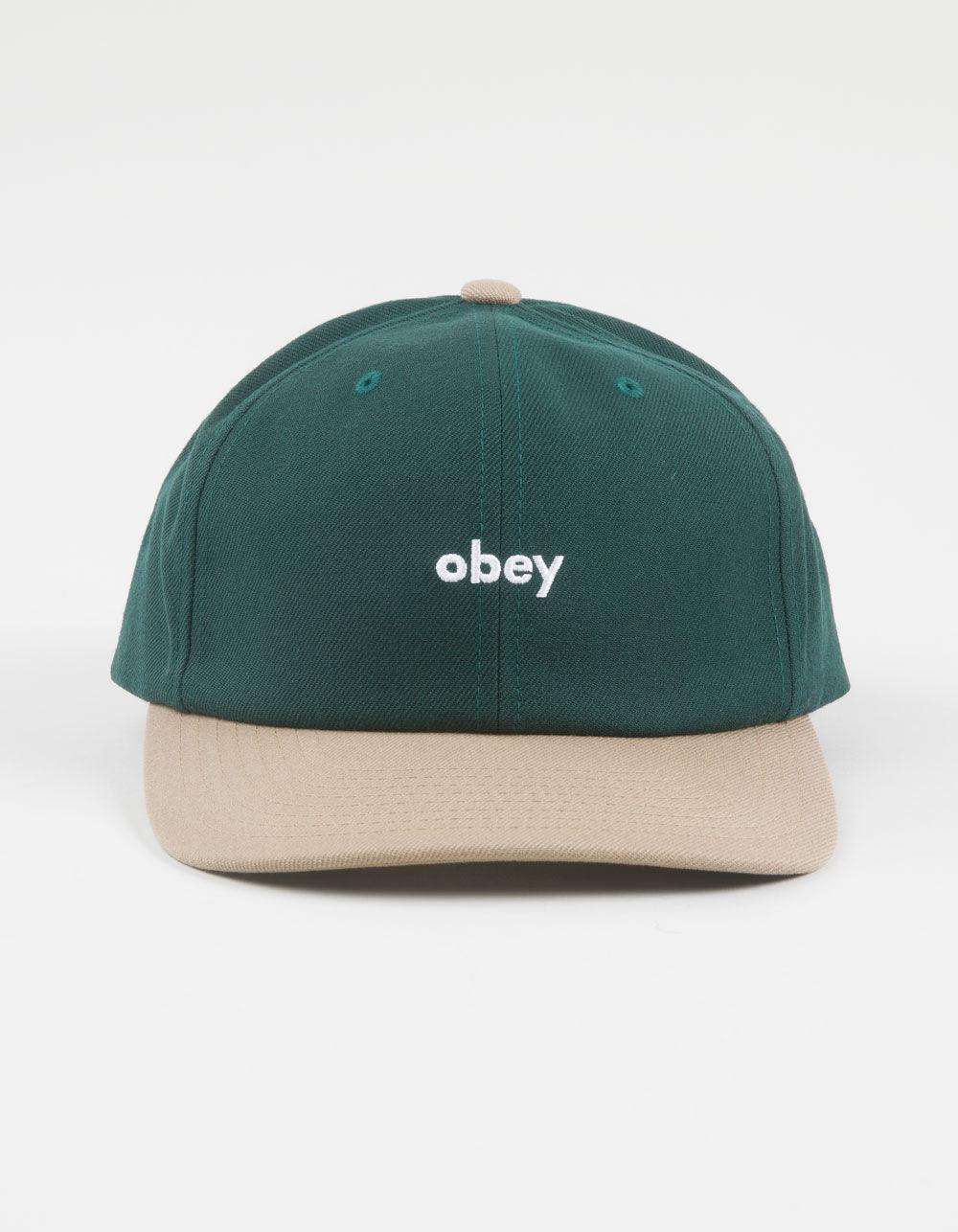 OBEY 2 Tone 6 Panel Snapback Hat - WHITE COMBO Product Image